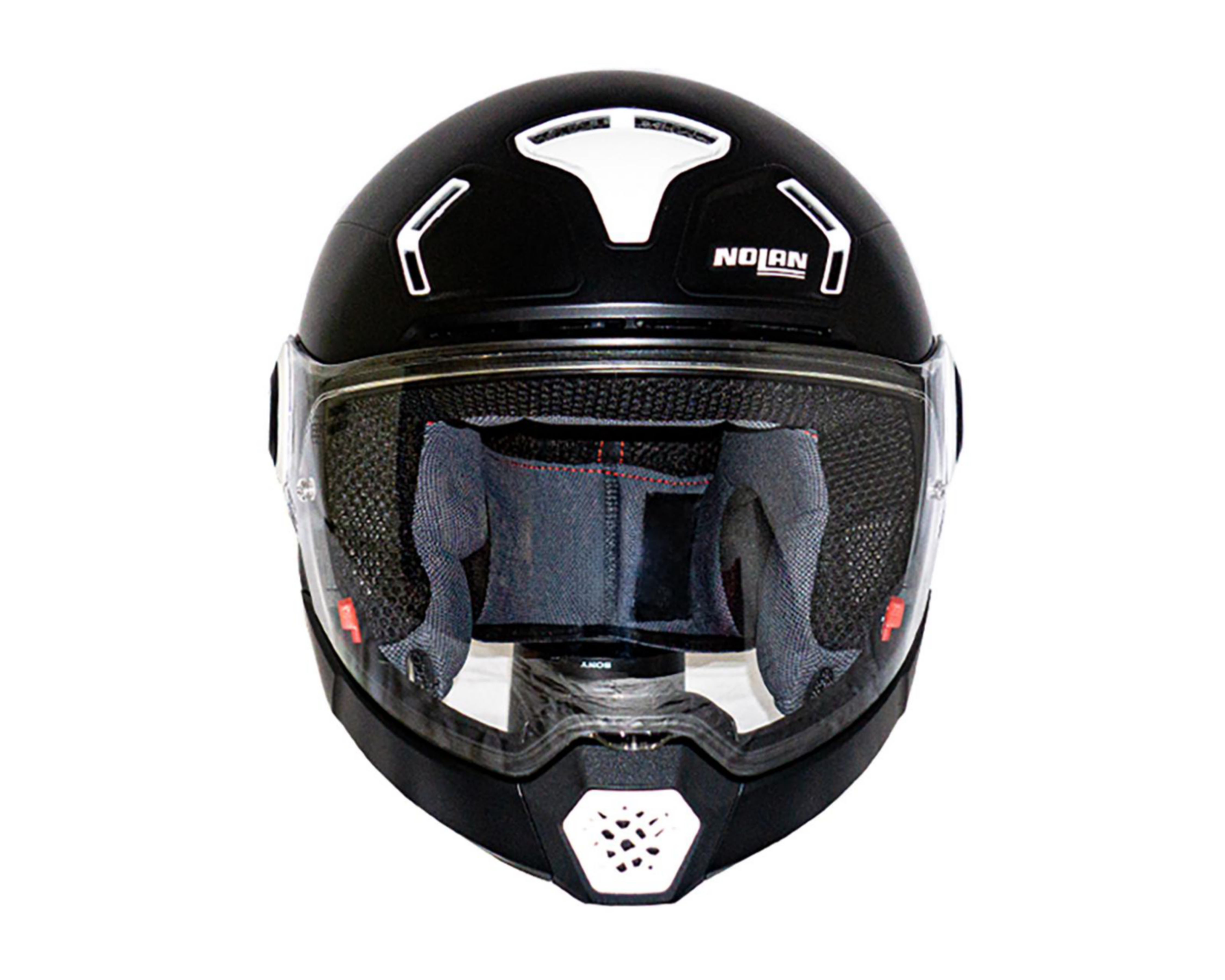 Foto 4 pulgar | Casco para Motociclista Nolan Mediano Negro