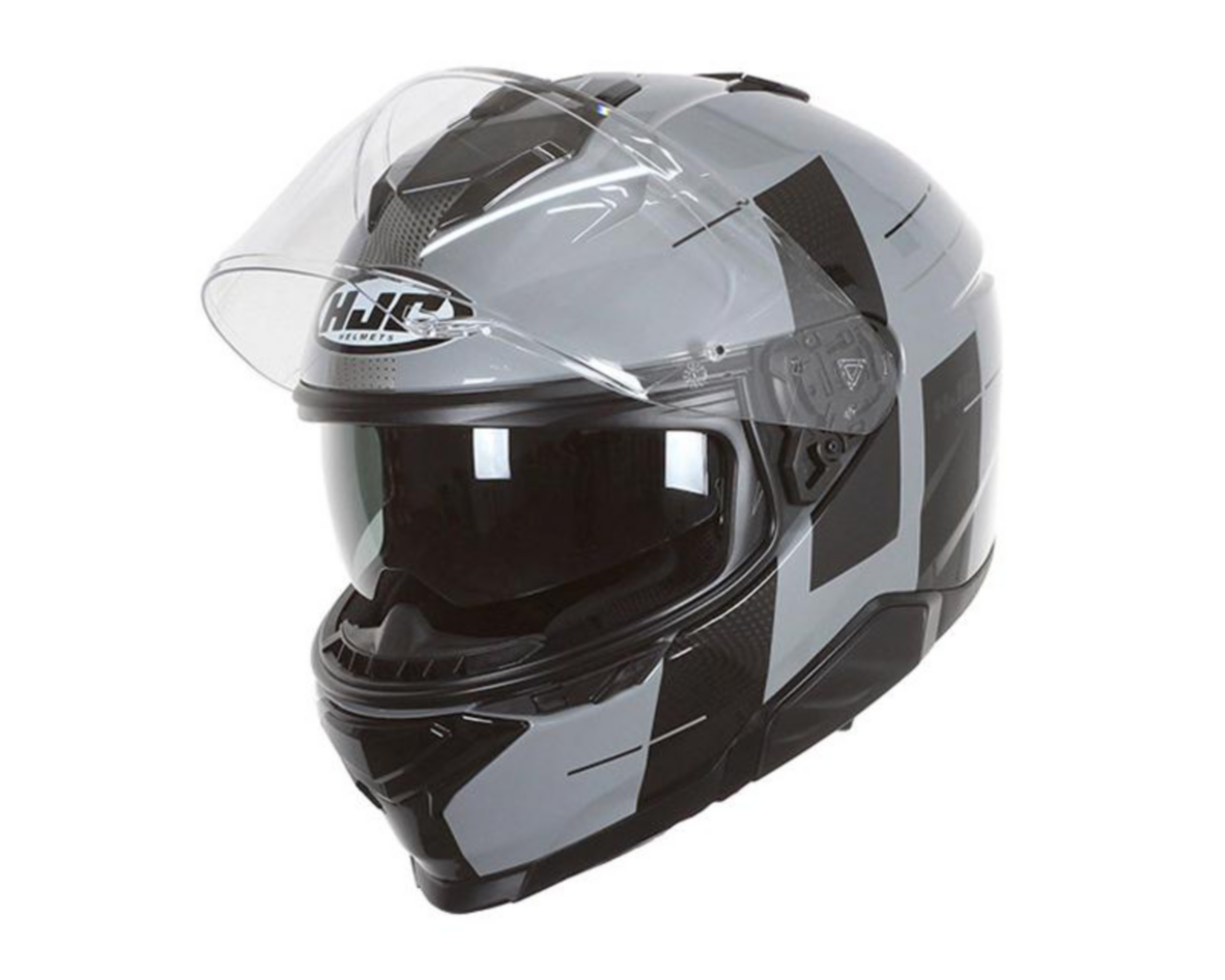 Casco para Motociclista Hjc Mediano Gris