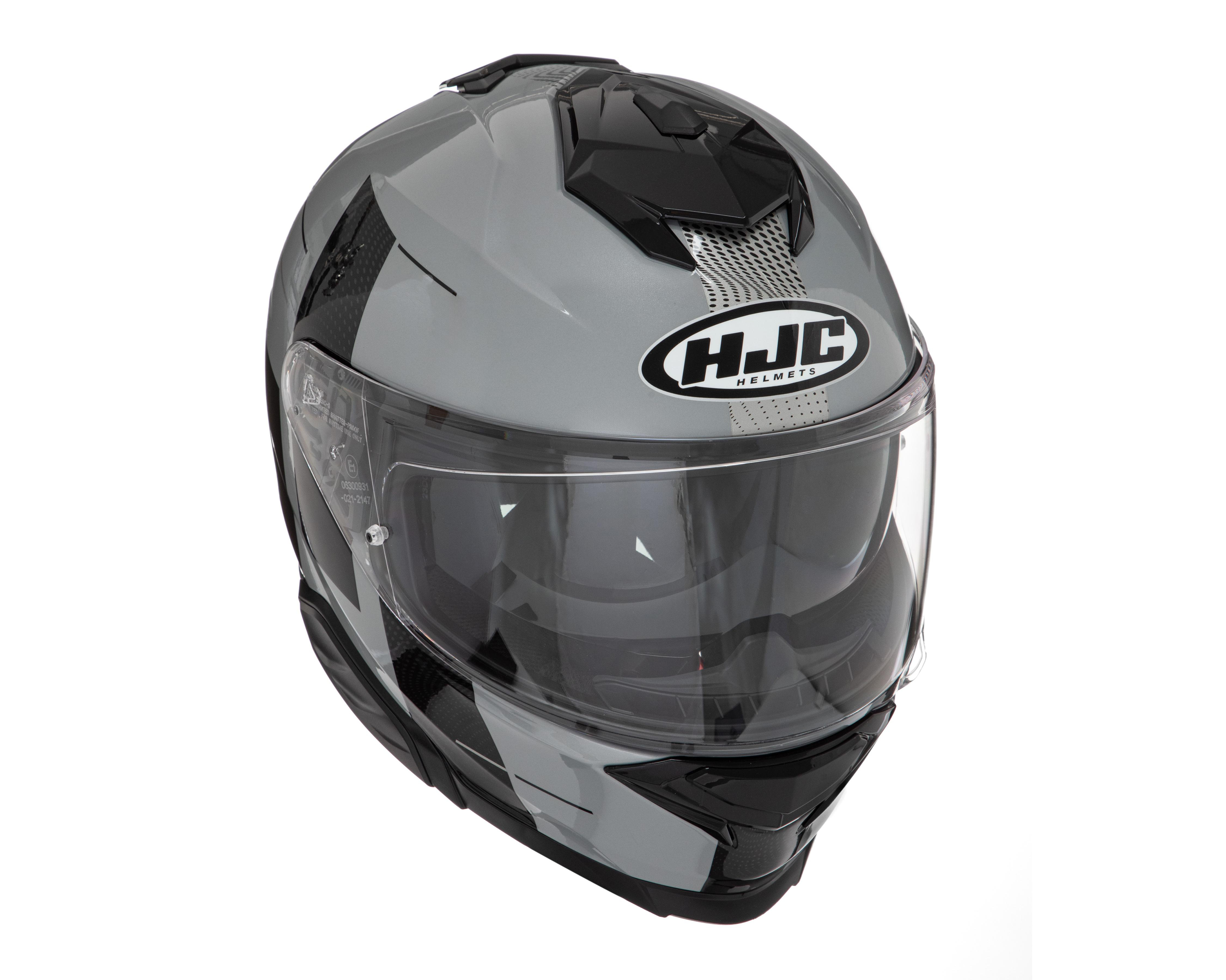 Casco para Motociclista HJC Grande Gris