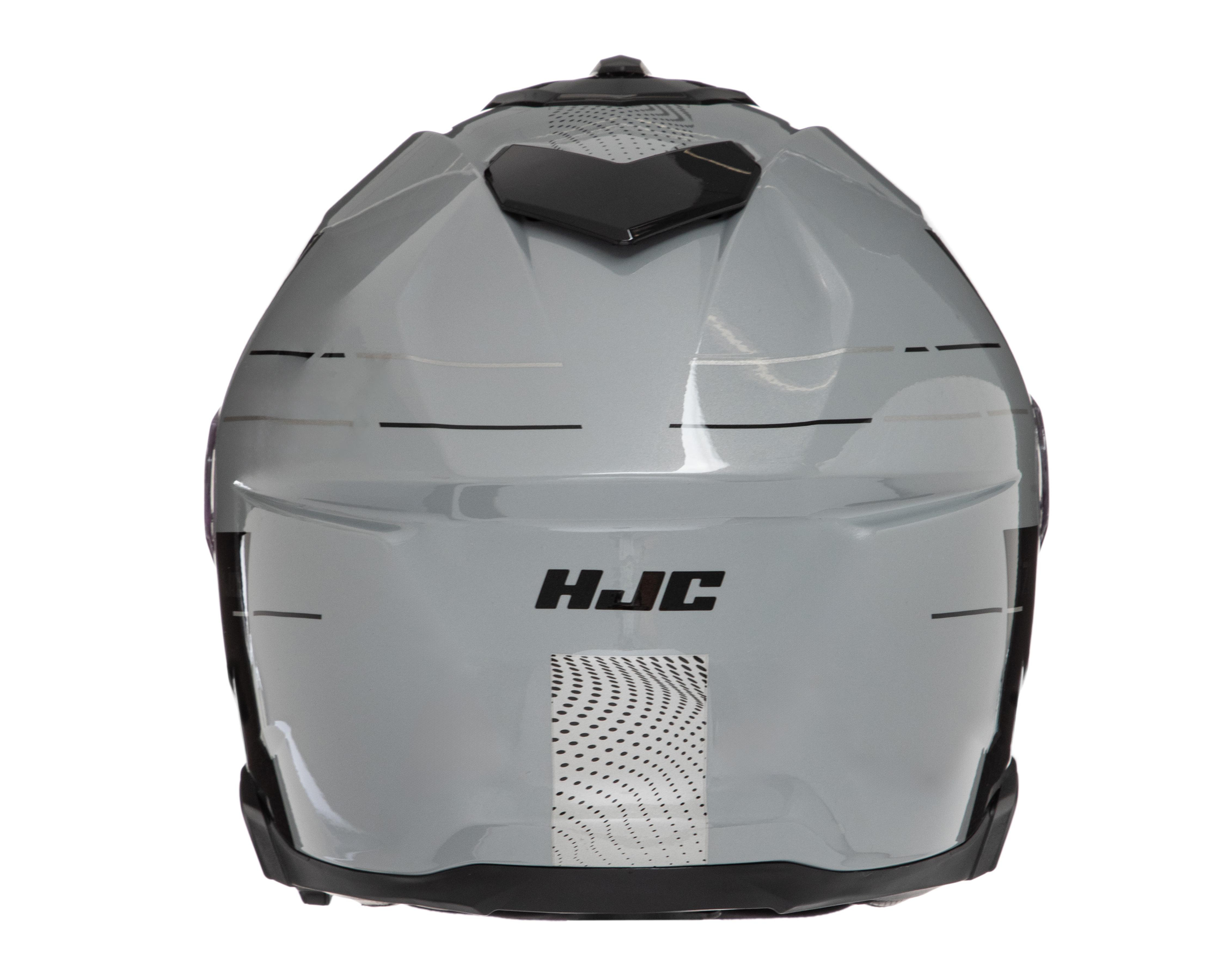 Foto 4 | Casco para Motociclista HJC Grande Gris