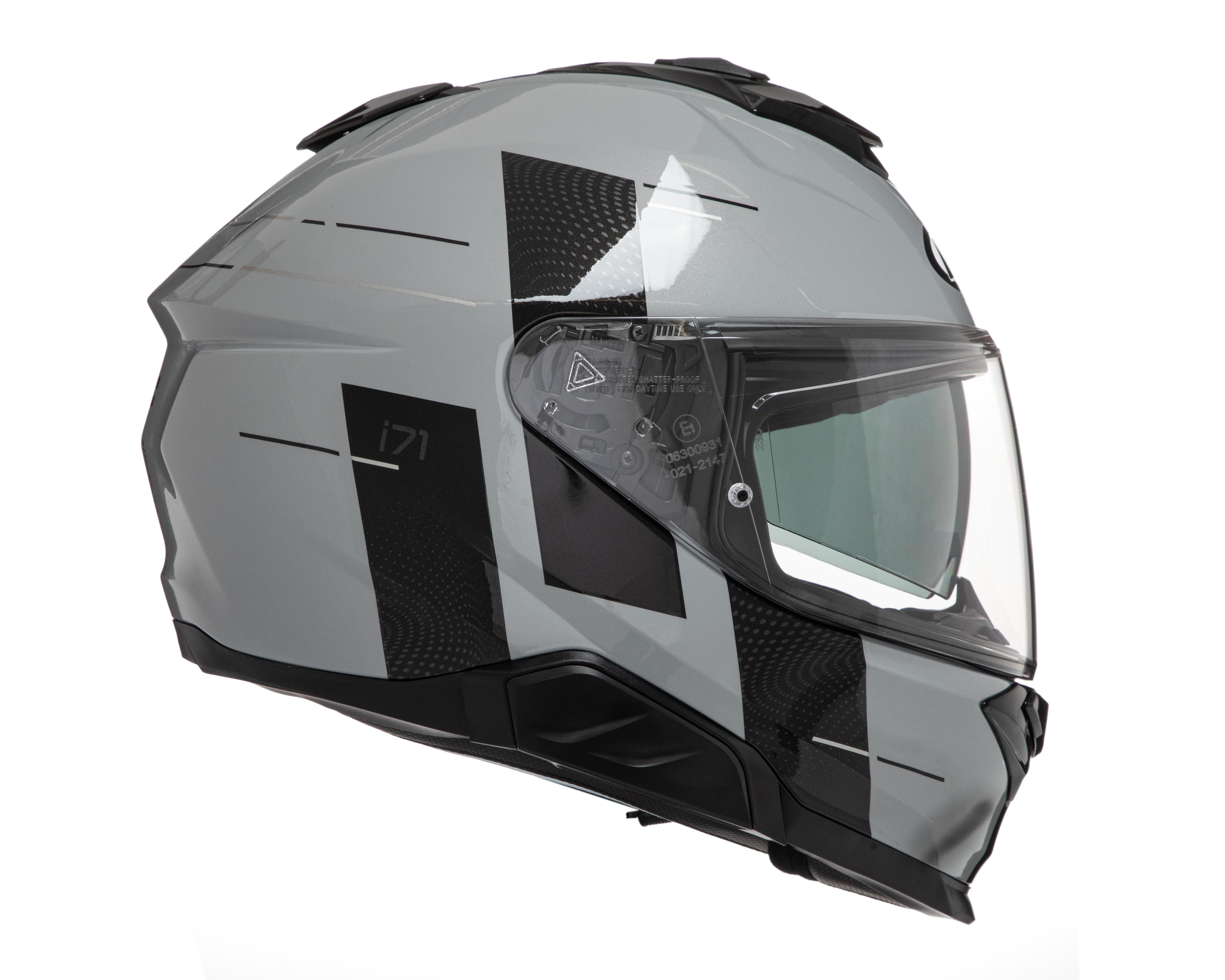 Foto 5 | Casco para Motociclista HJC Grande Gris