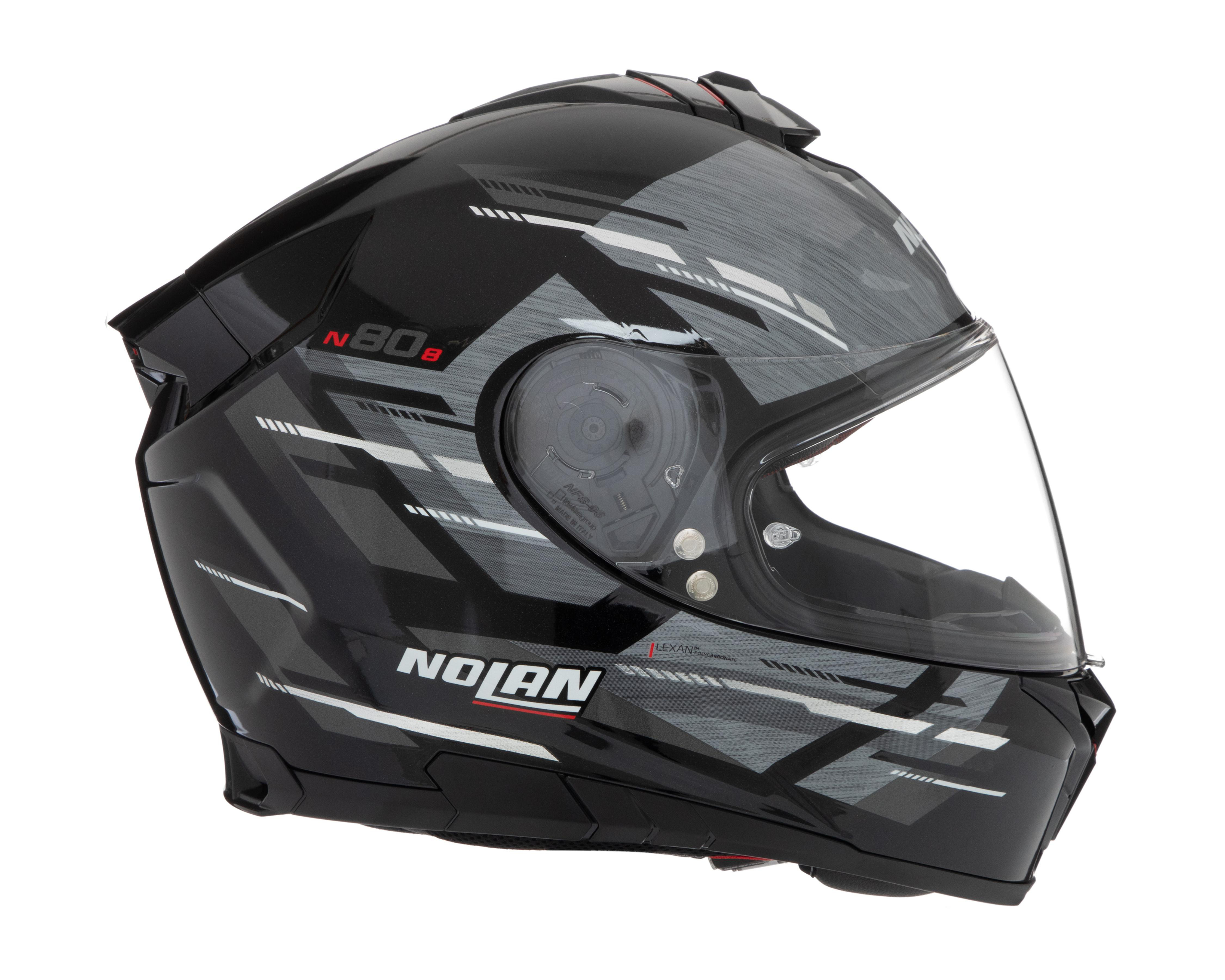 Foto 5 | Casco para Motociclista Nolan Grande Gris Completo