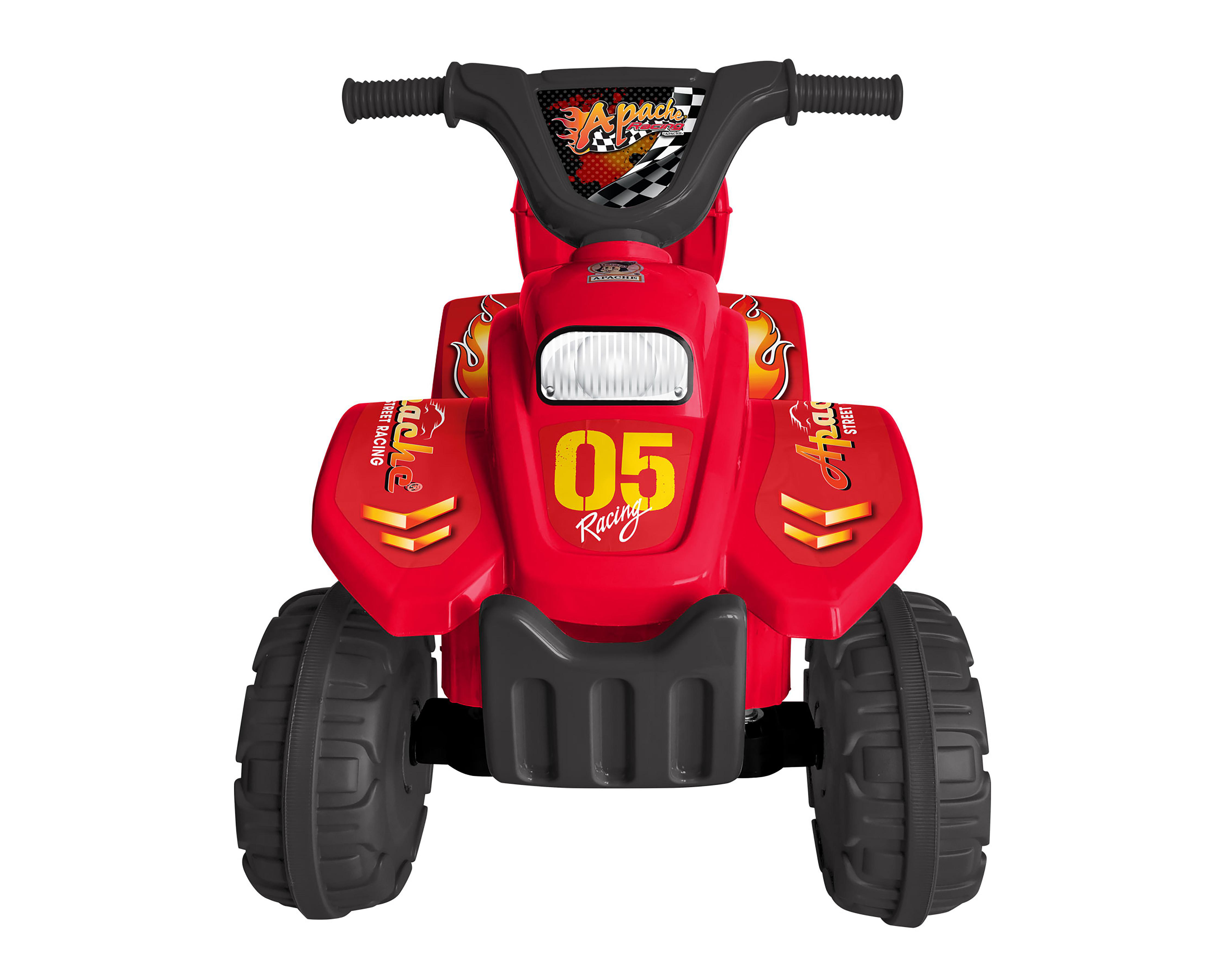 Montable Eléctrico Apache Racing Rojo $2,399