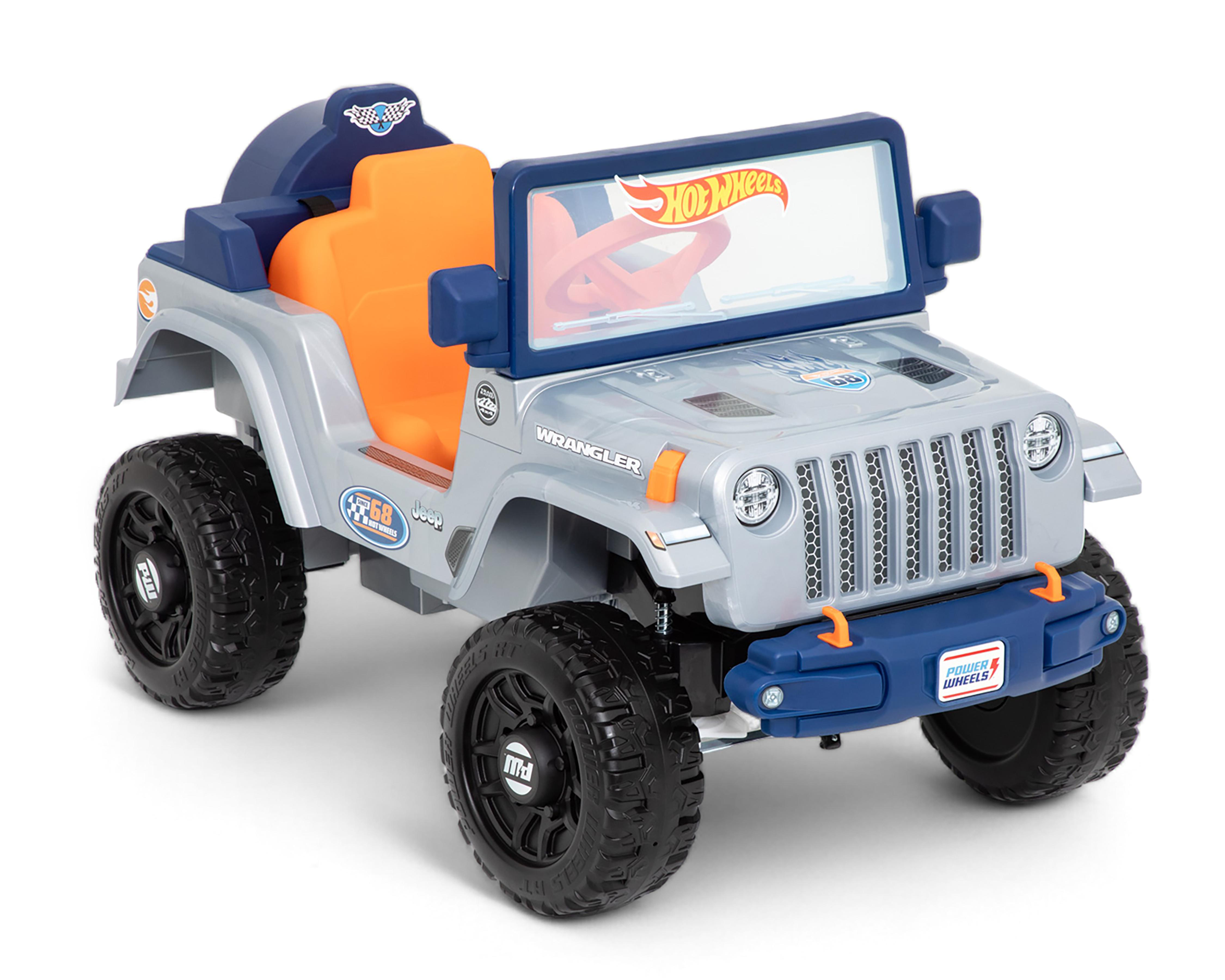 Montable Eléctrico Jeep Wrangler Power Wheels Multicolor