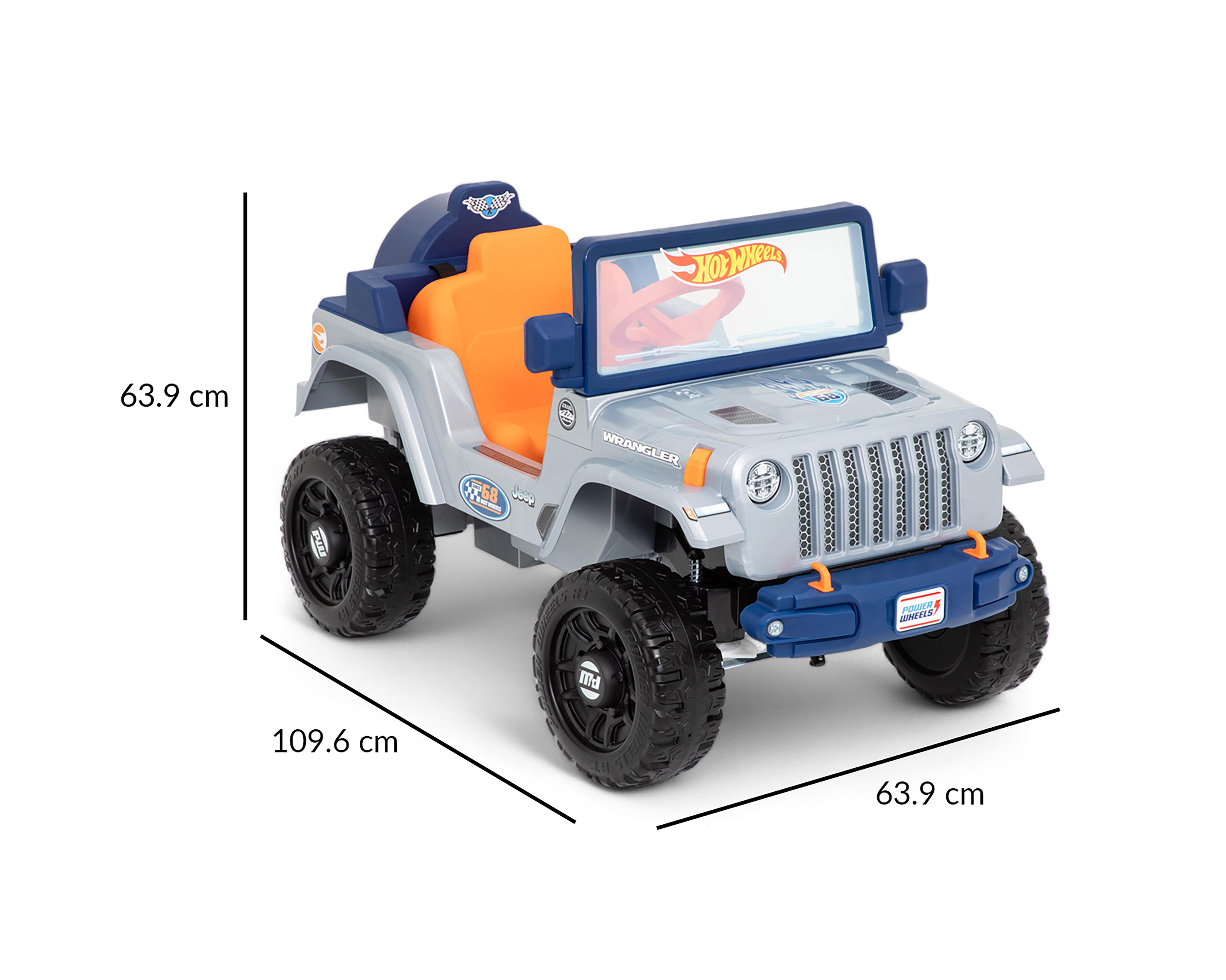 Foto 7 | Montable Eléctrico Jeep Wrangler Power Wheels Multicolor