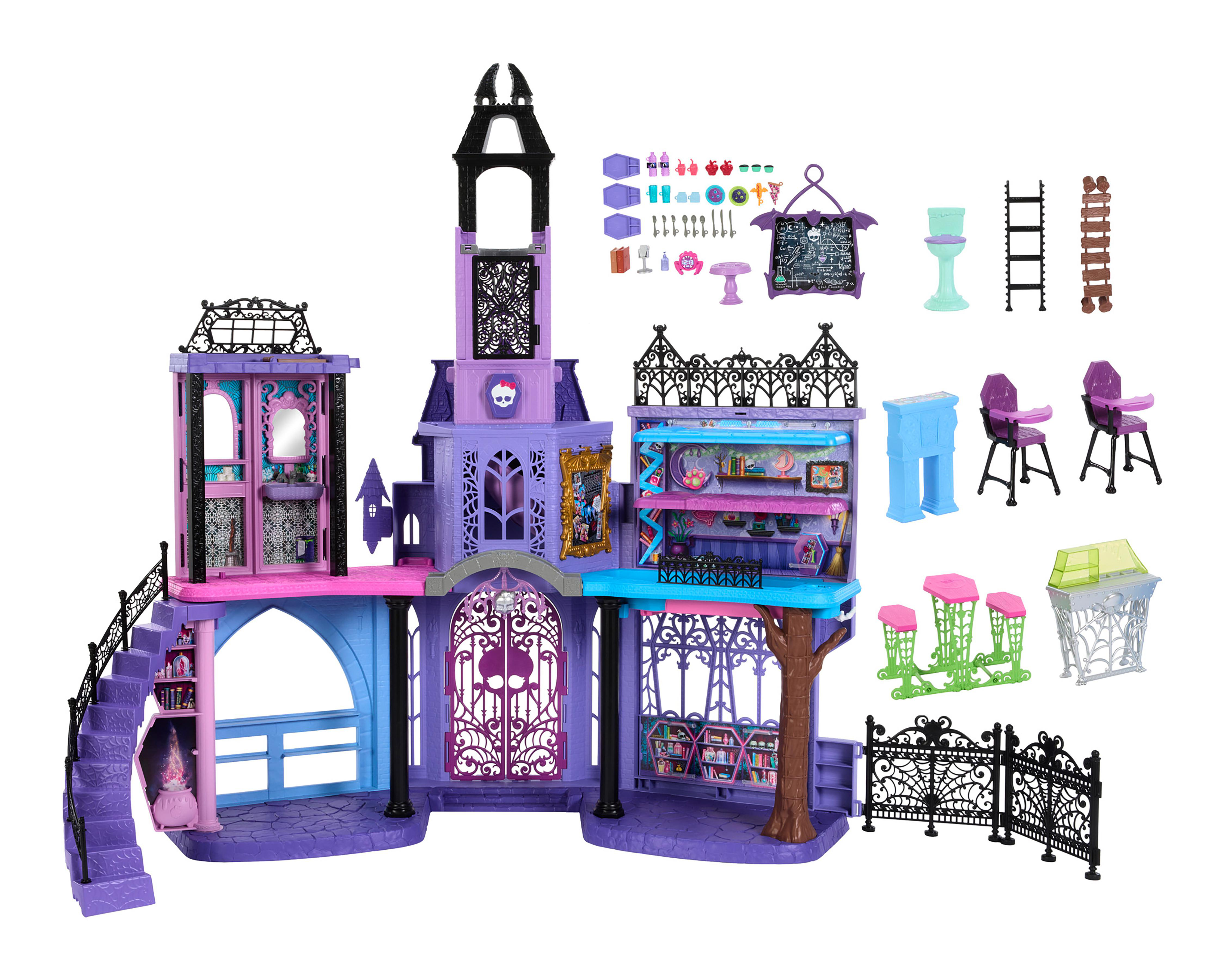 Casa de Muñecas Monster High Set Escuela del Terror Multicolor