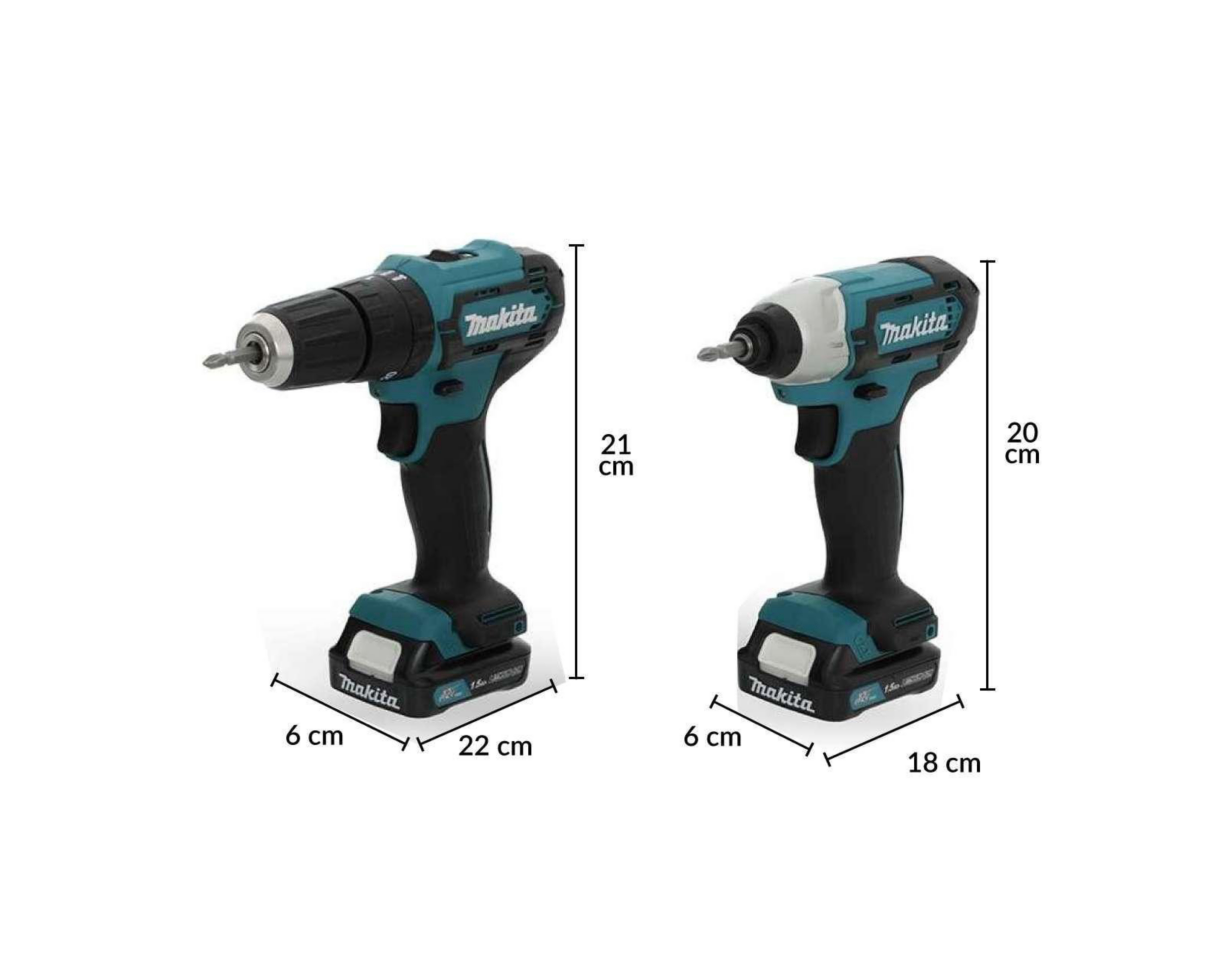 Foto 6 | Taladro y Atornillador Makita CLX228