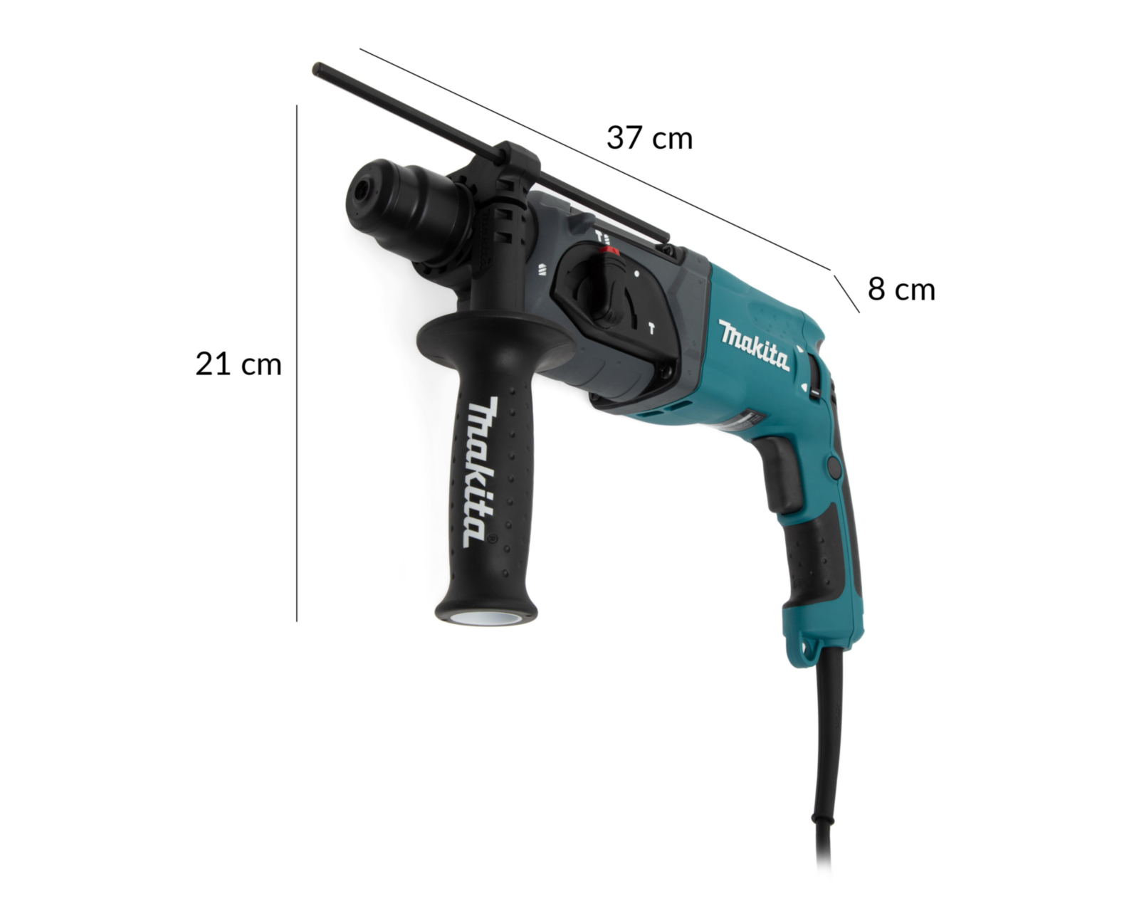 Foto 7 | Rotomartillo Electro-Neumático Makita HR2470 500 W