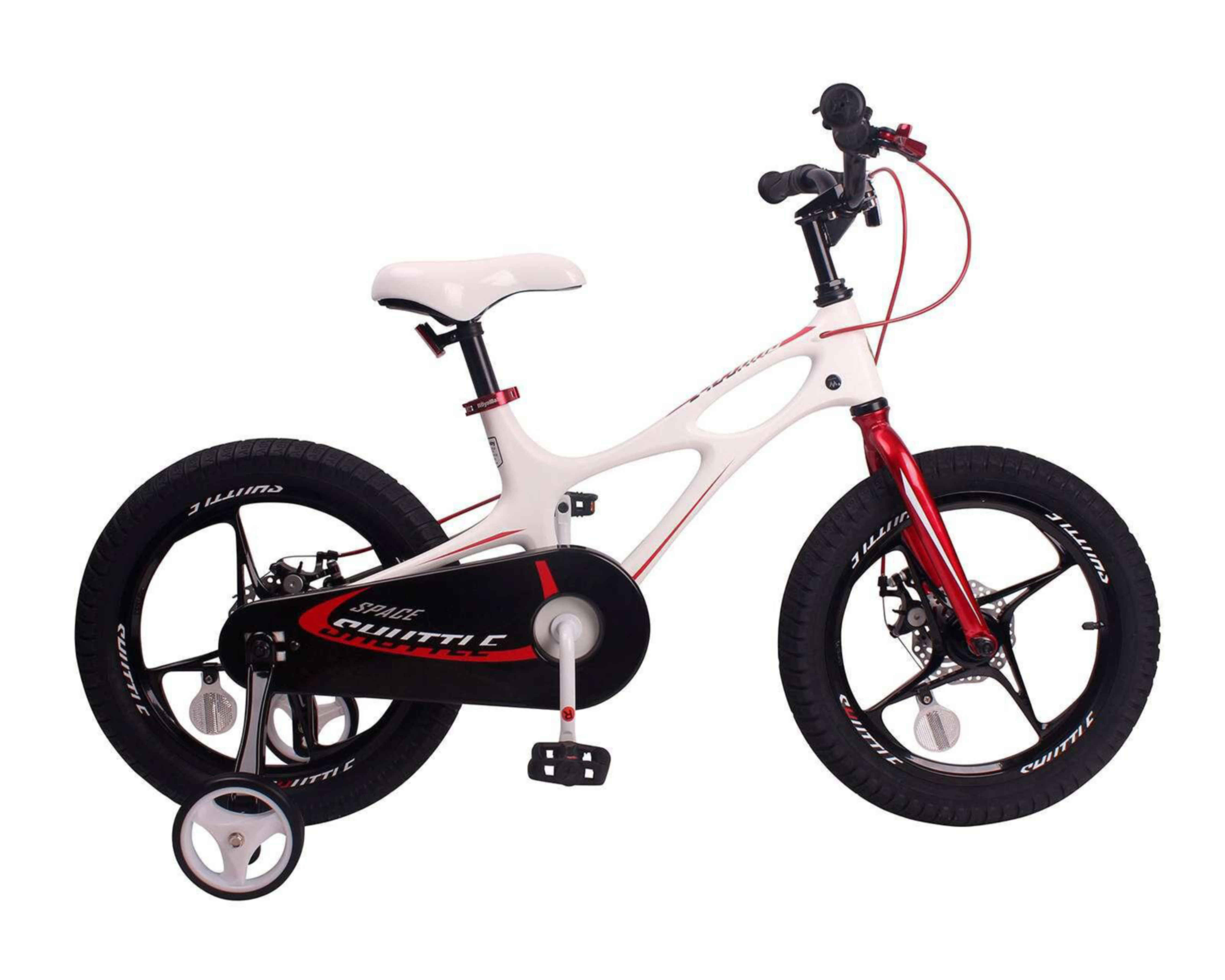 Foto 2 pulgar | Bicicleta Infantil Royal Baby 16" Blanco/Rojo