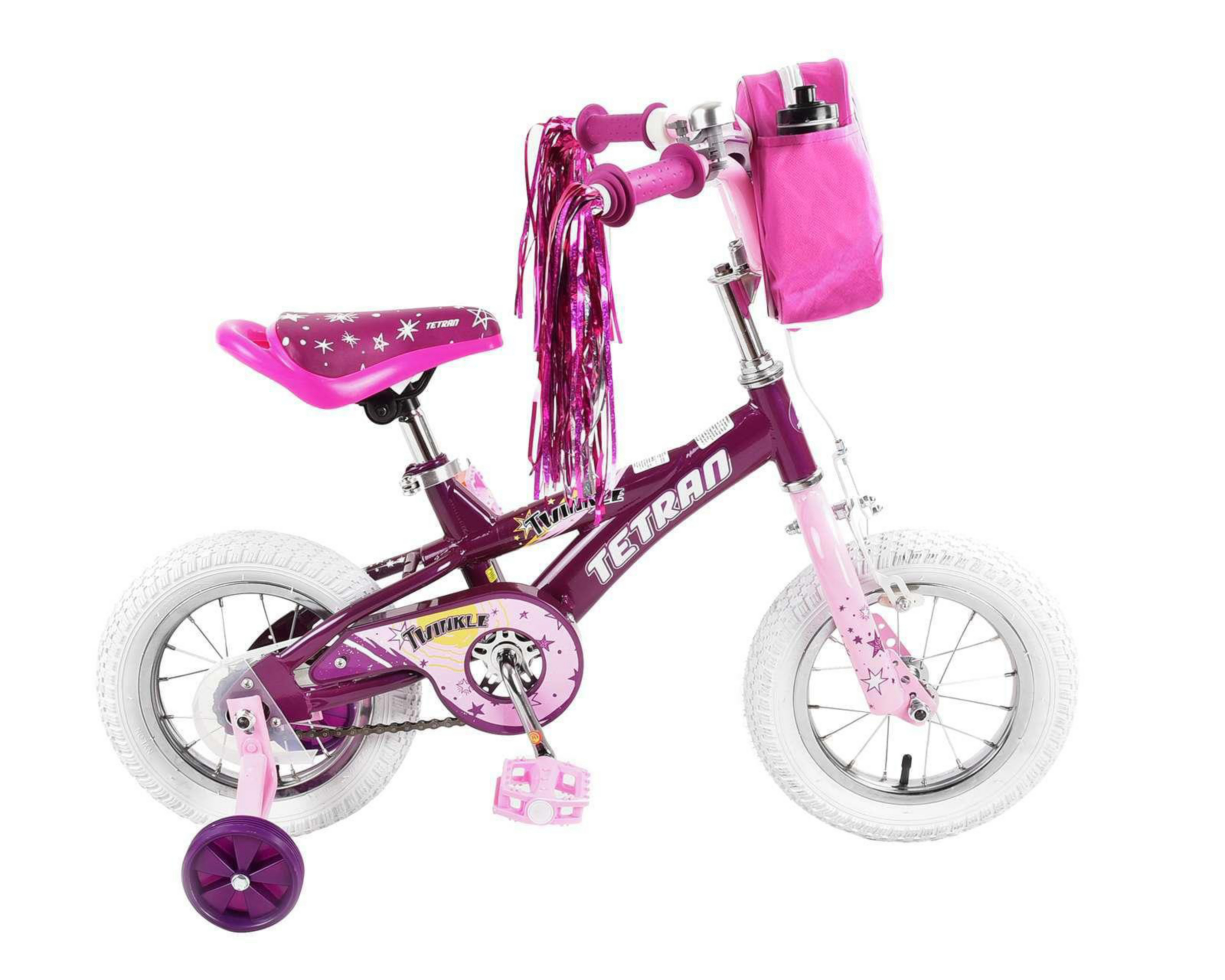 Foto 3 pulgar | Bicicleta Infantil Tetran Twinkle 12" Morada