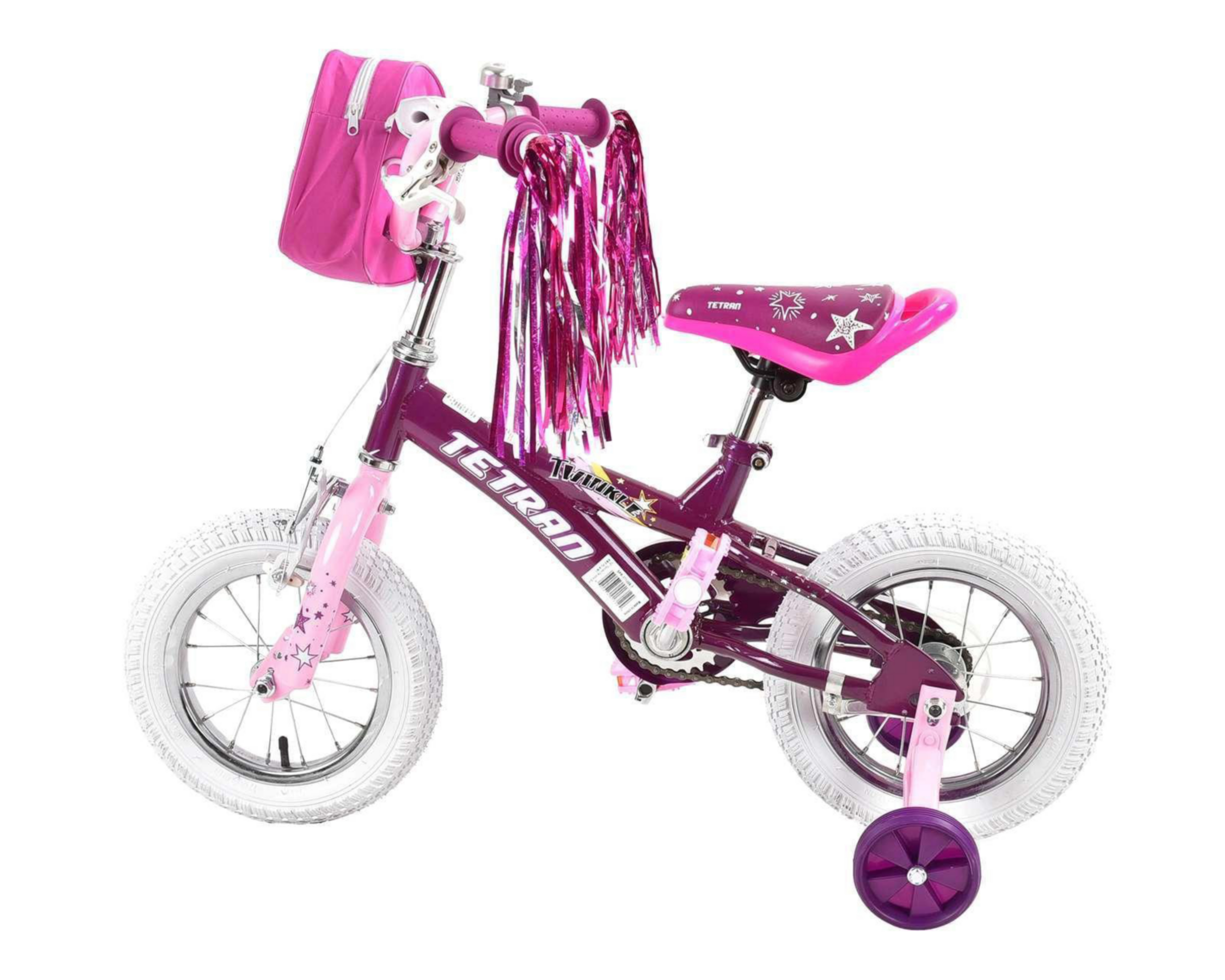Foto 4 pulgar | Bicicleta Infantil Tetran Twinkle 12" Morada