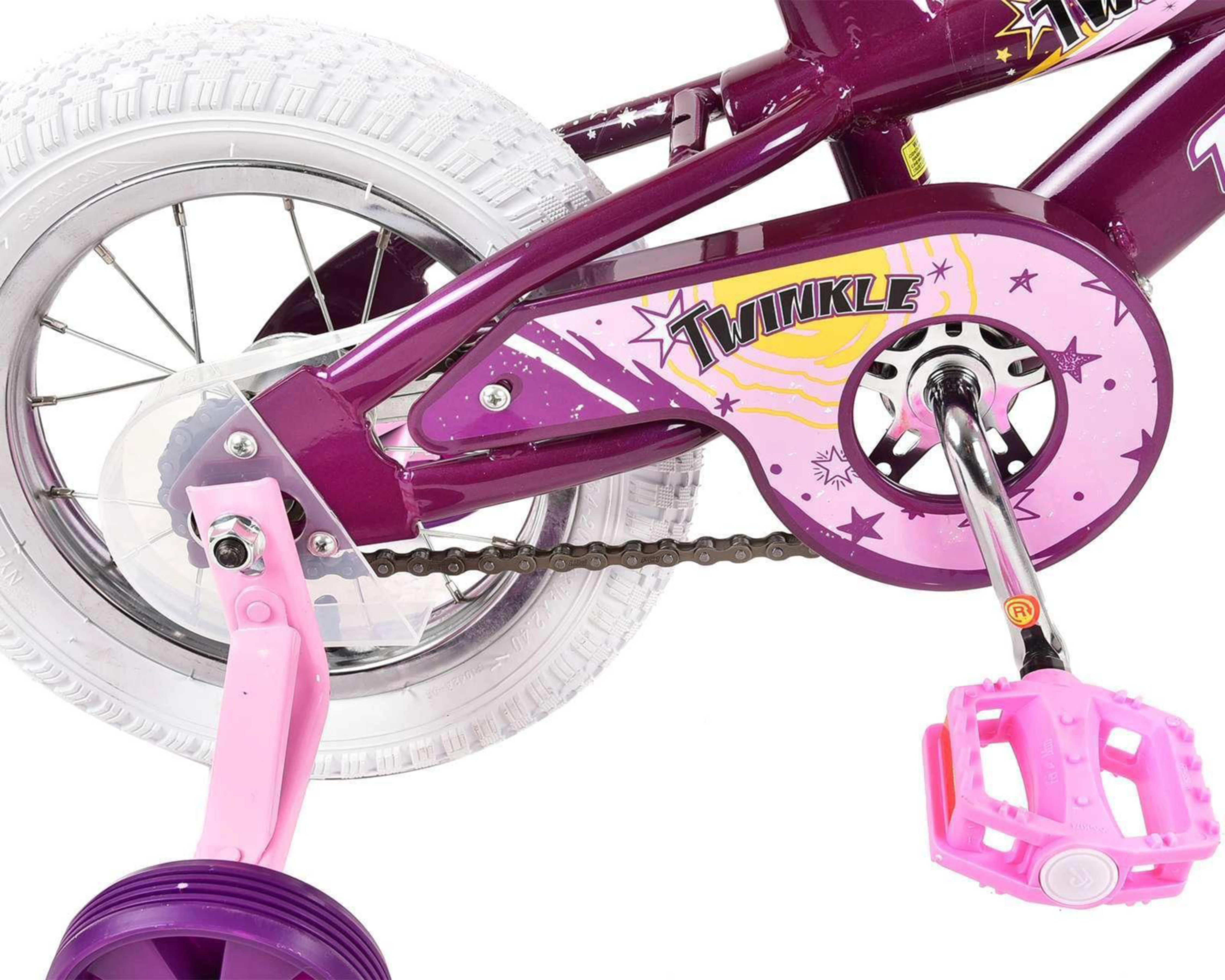 Foto 6 pulgar | Bicicleta Infantil Tetran Twinkle 12" Morada