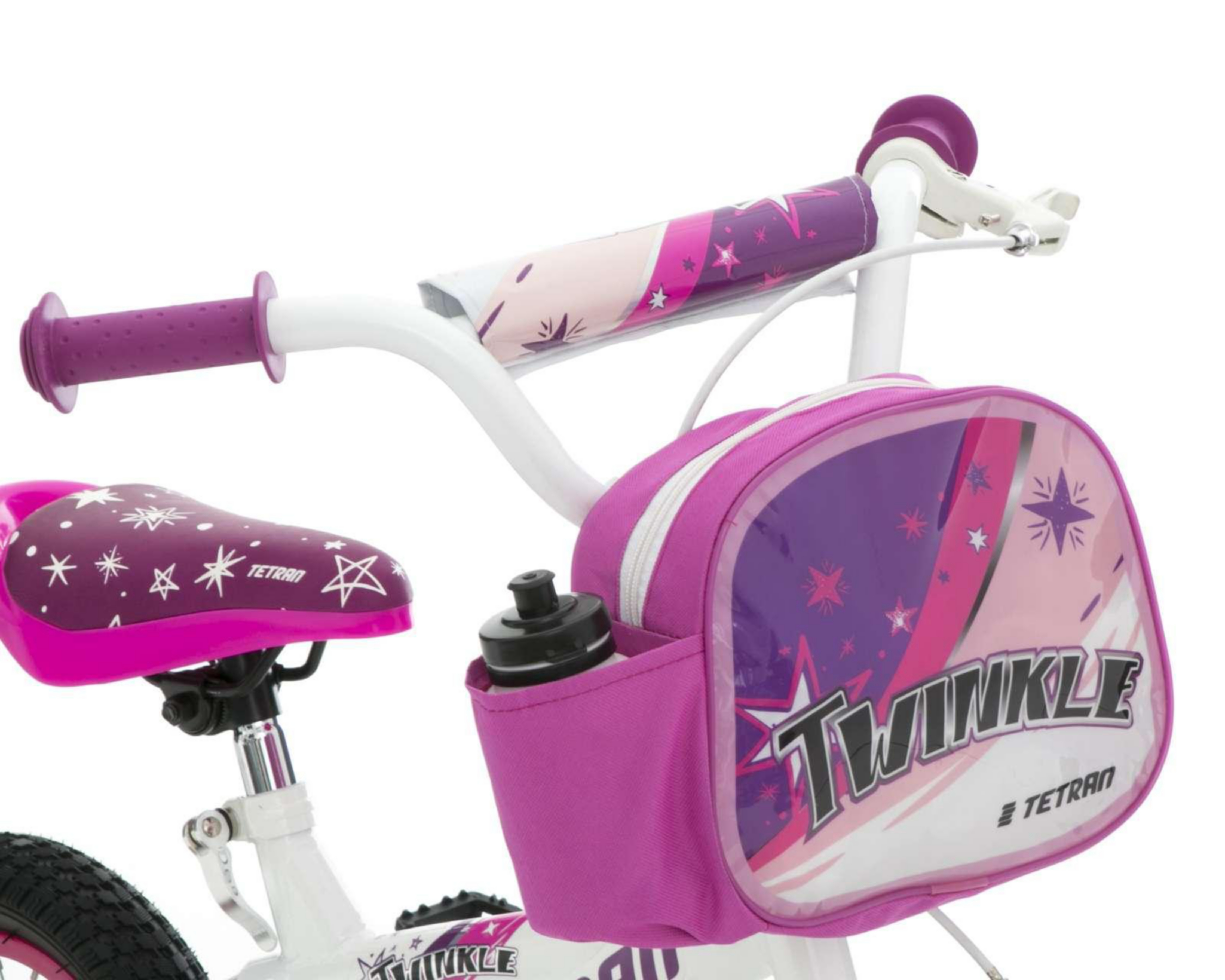 Foto 4 pulgar | Bicicleta Infantil Tetran Twinkle 12" Blanca