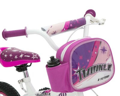 Foto 3 | Bicicleta Infantil Tetran Twinkle 12" Blanca