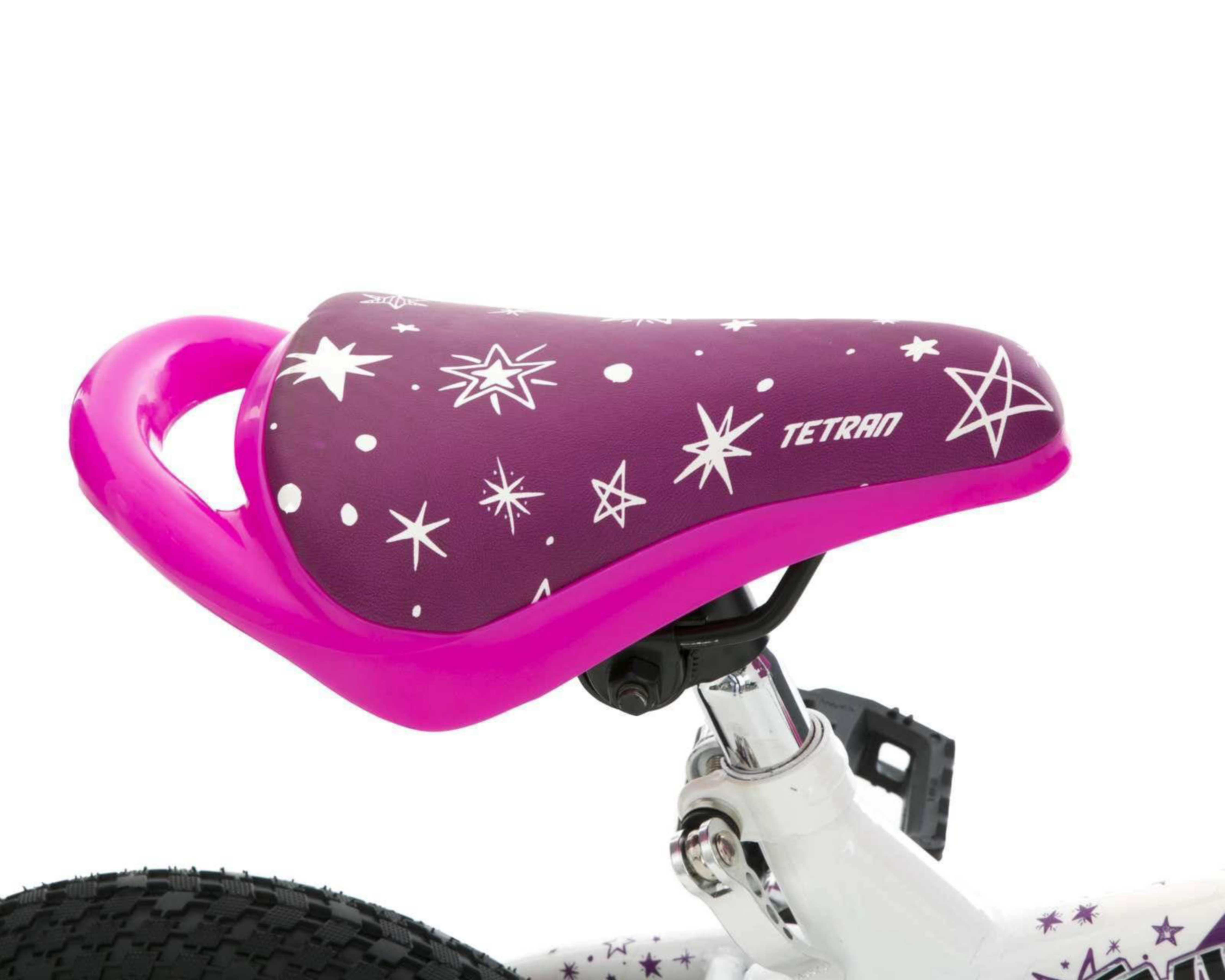 Foto 6 pulgar | Bicicleta Infantil Tetran Twinkle 12" Blanca