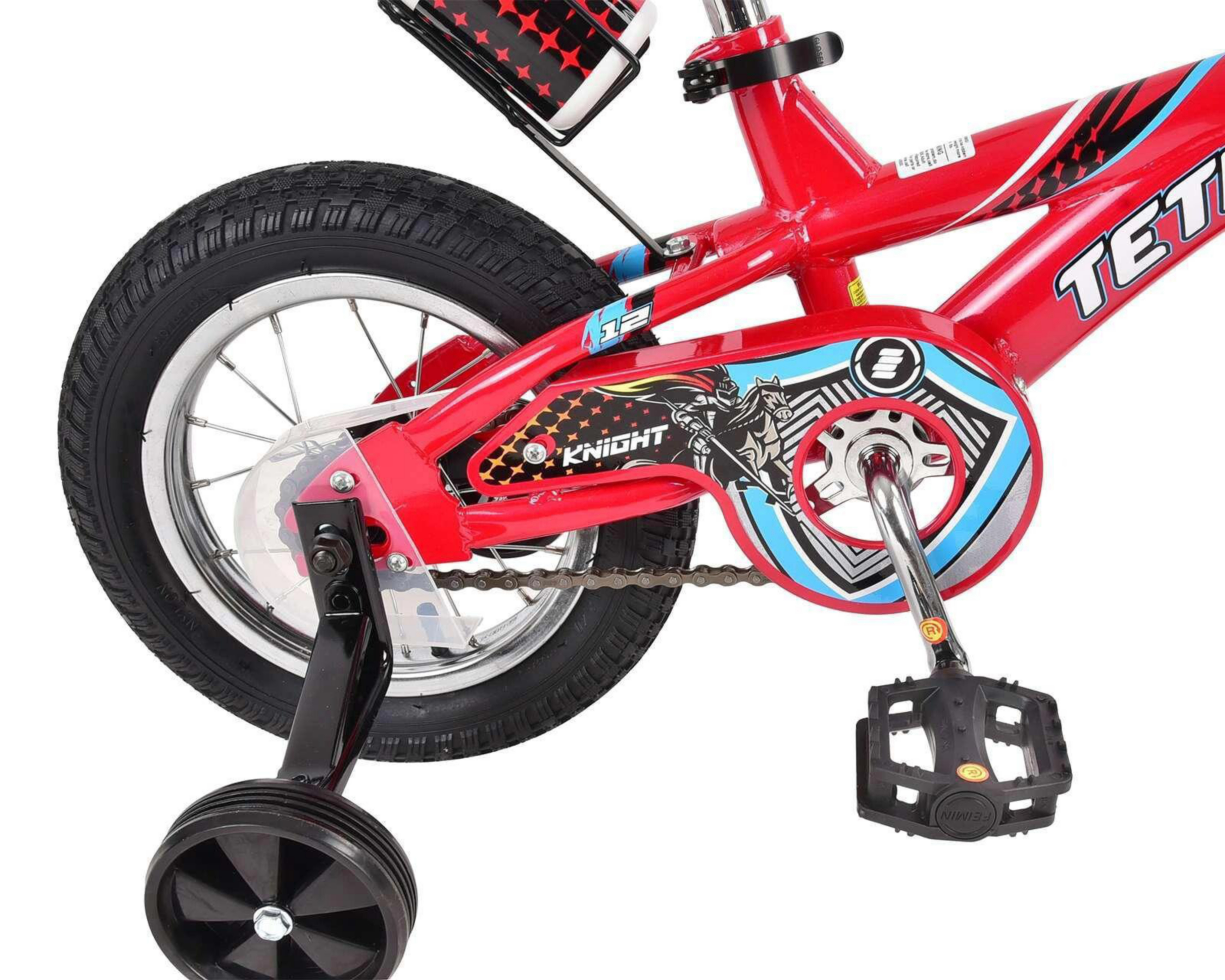 Foto 7 | Bicicleta Infantil Tetran 12" Rojo