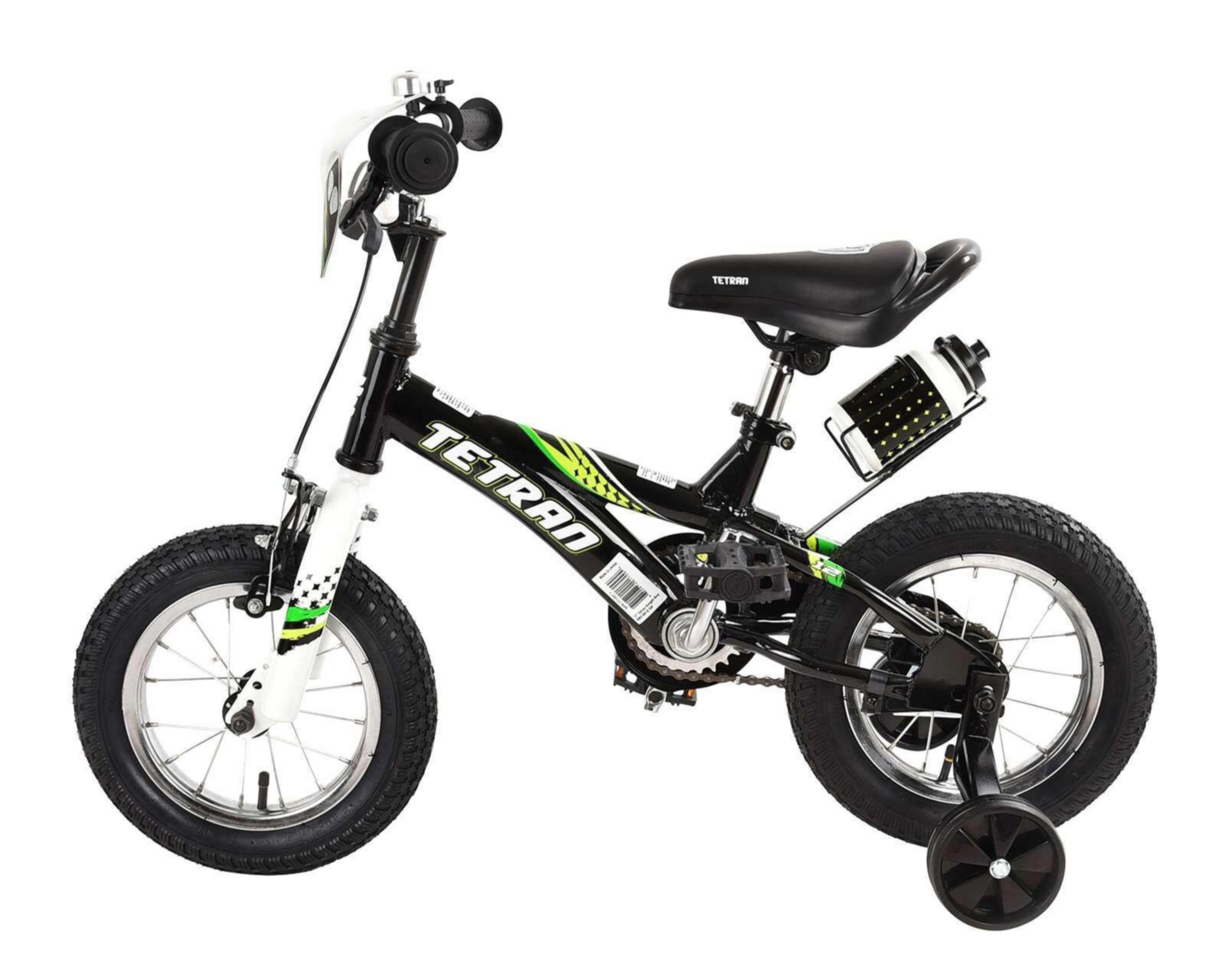 Foto 4 pulgar | Bicicleta Infantil 12" Negra