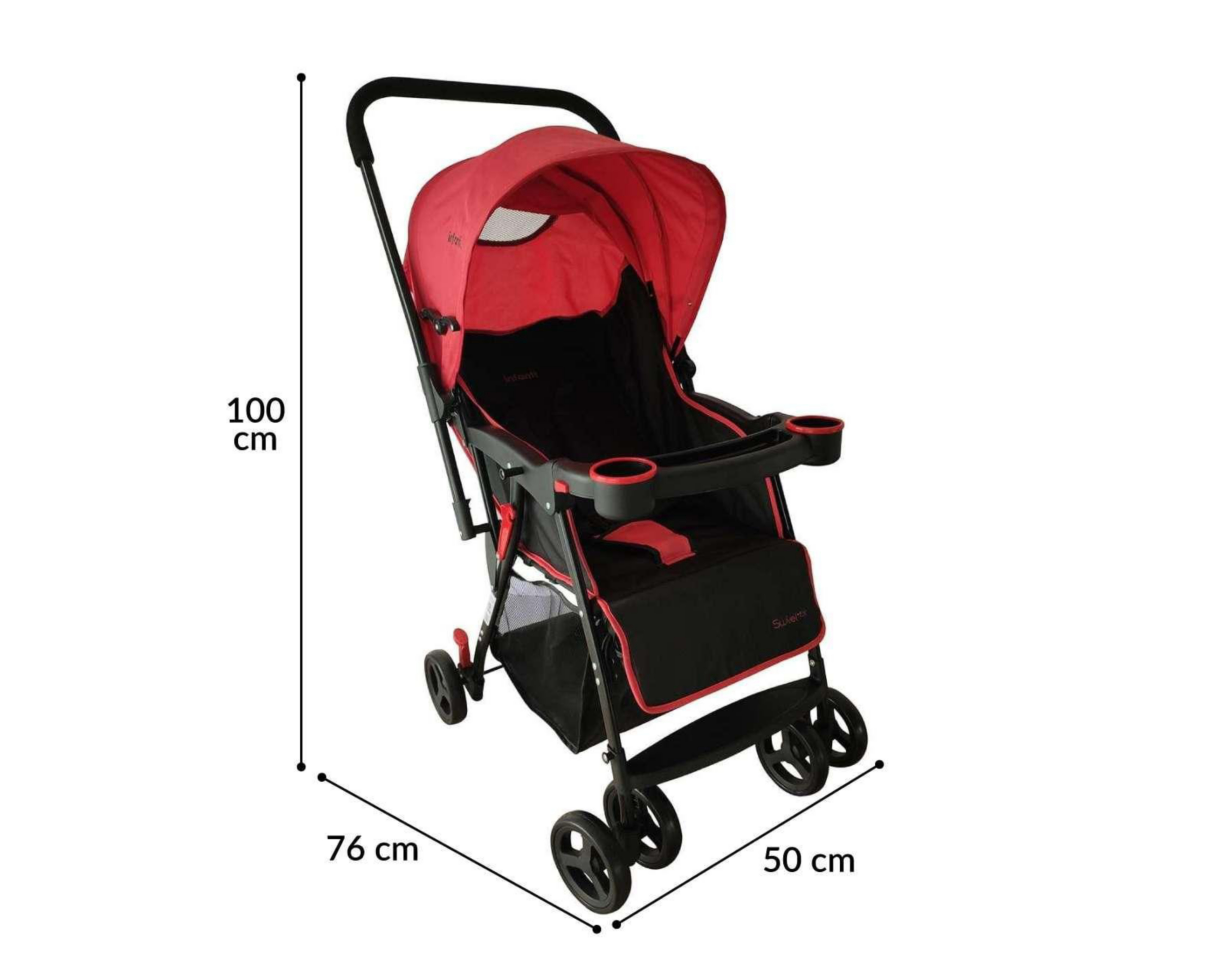 Foto 9 | Carriola Infanti Reversible T808 Roja