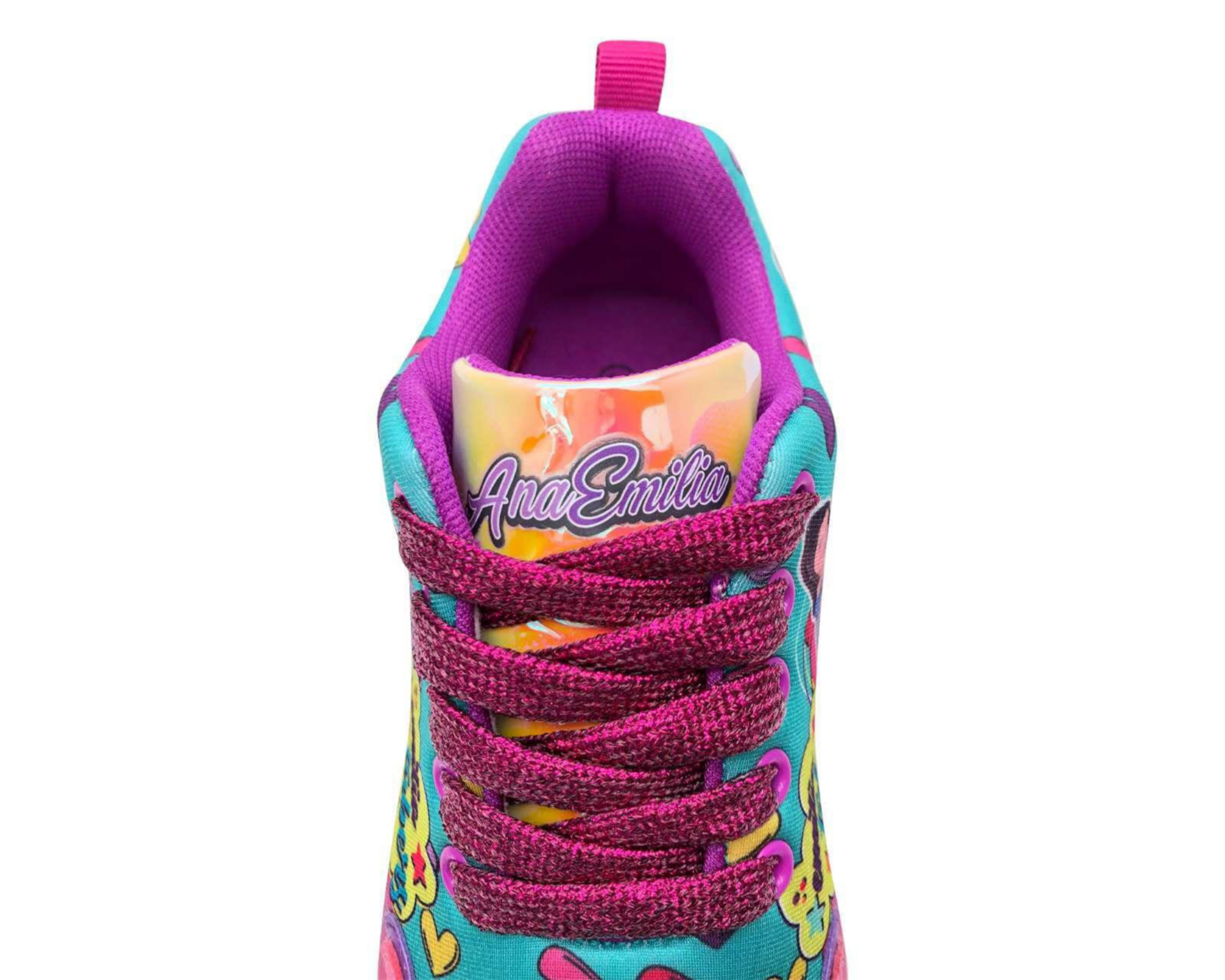 Foto 3 pulgar | Patines Apache Ana Emilia color Azul/Rosa Talla 19