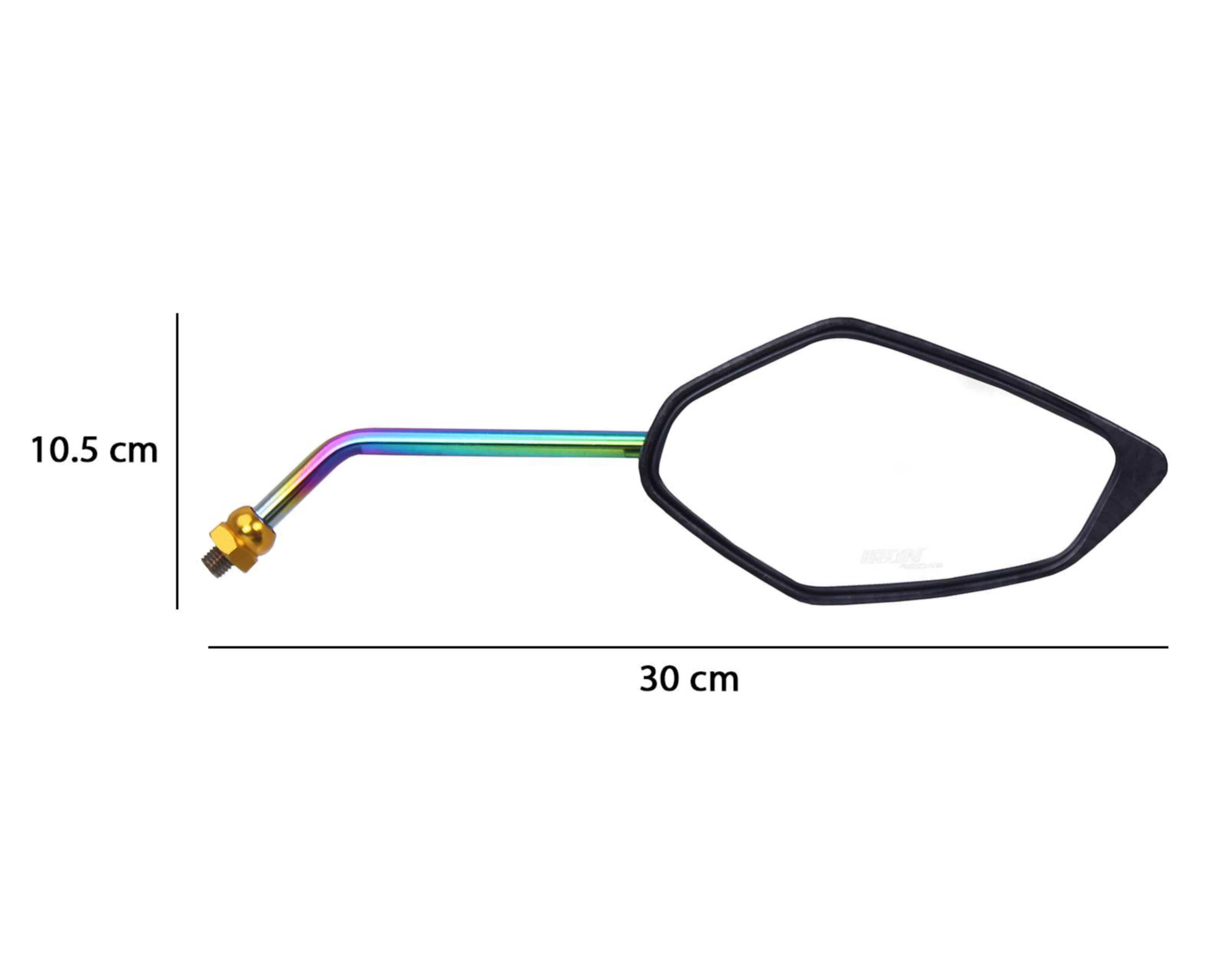 Foto 5 pulgar | Espejo Universal para Moto Iron Racing Deportivo