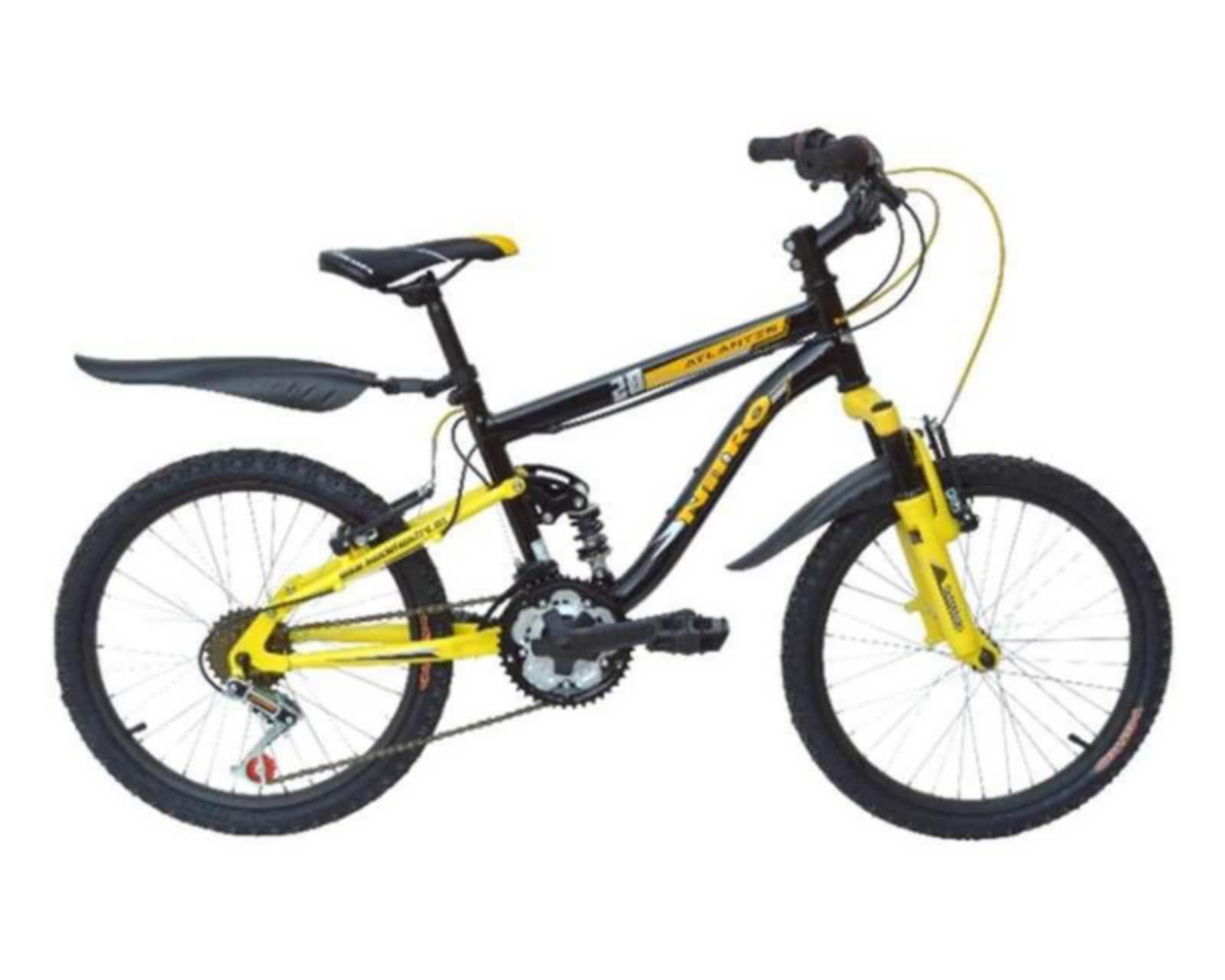 Foto 1 | Bicicleta Infantil Nitro Atlantis 20" Negro