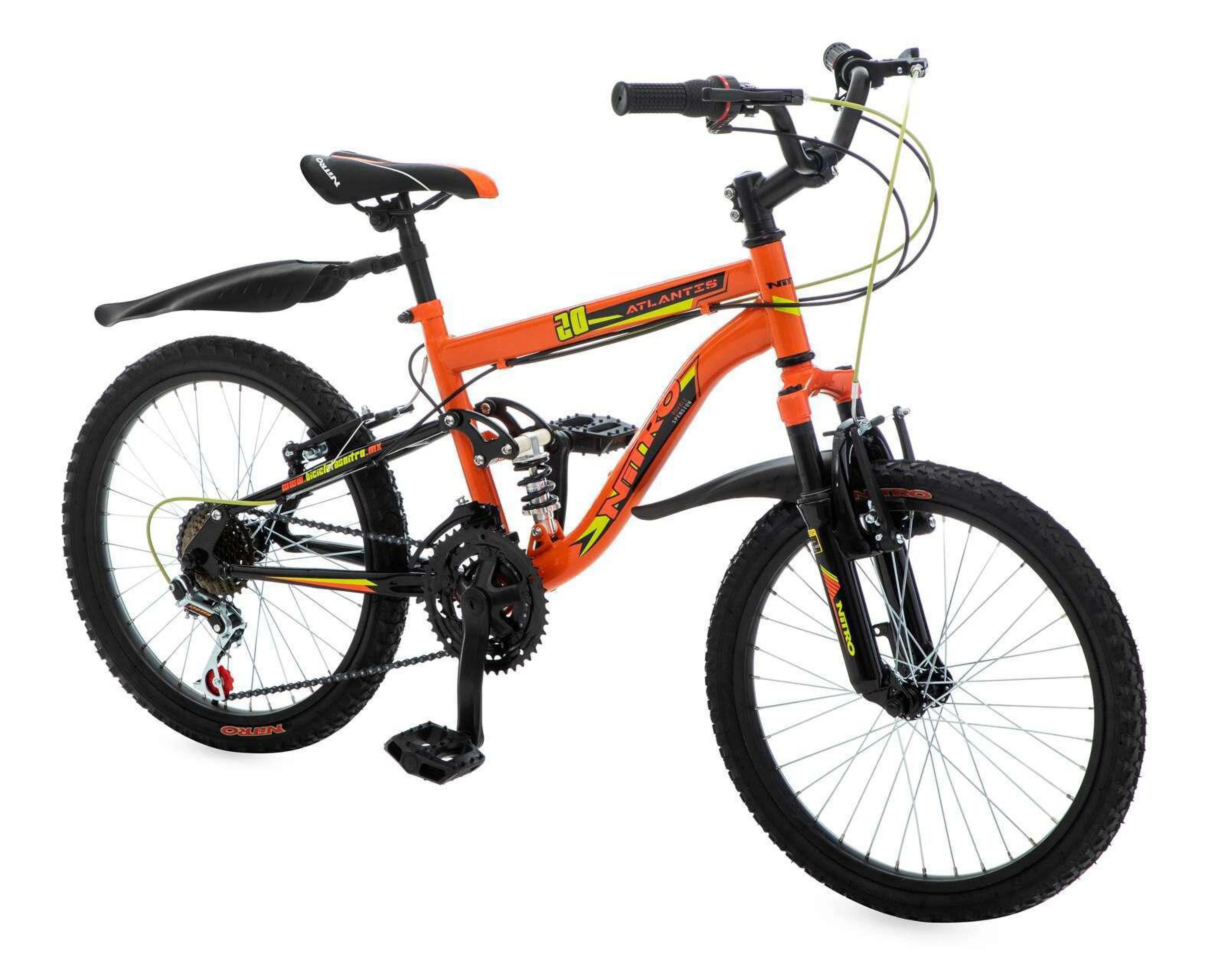 Bicicleta Infantil Nitro Atlantis 20" Anaranjado