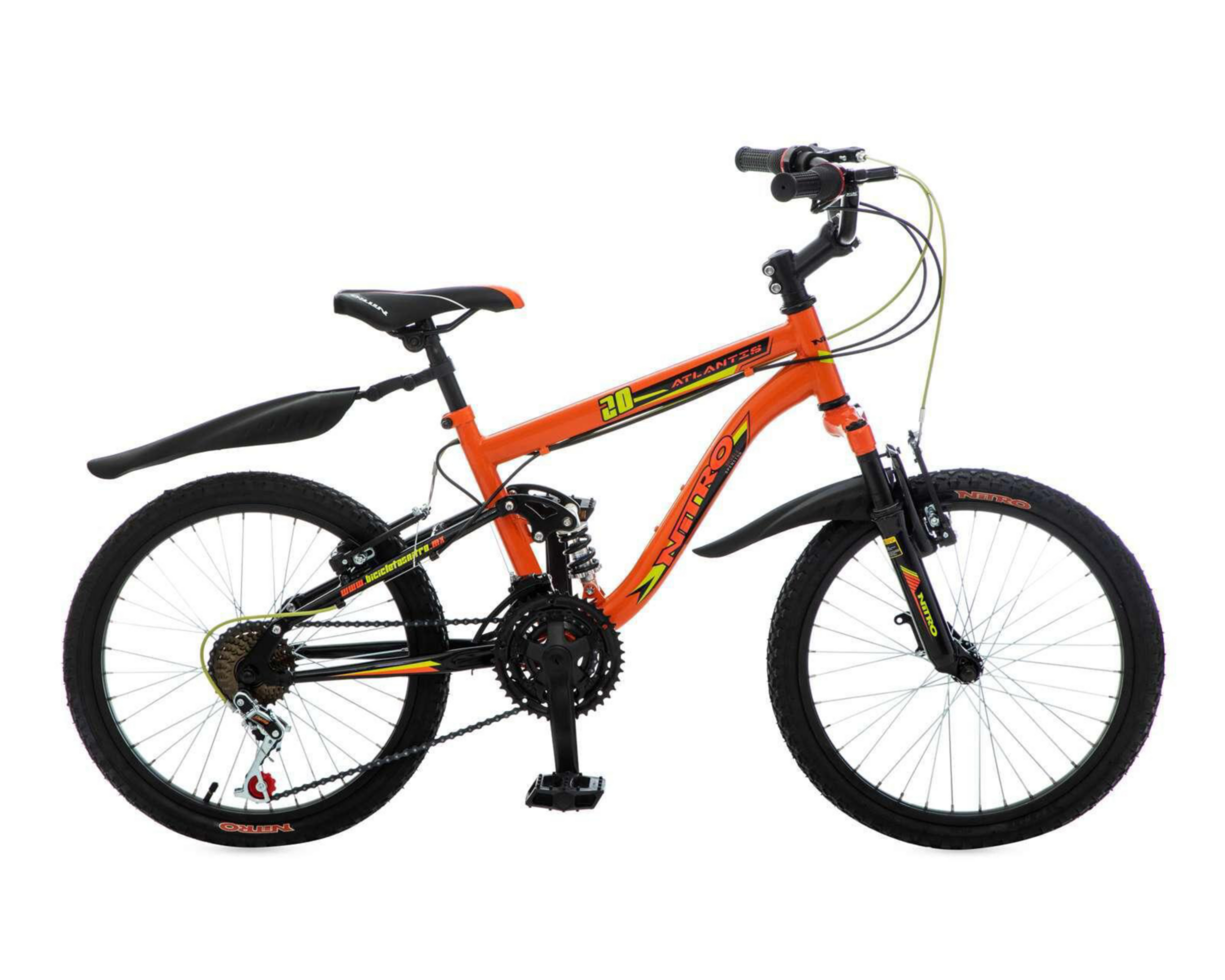 Foto 3 pulgar | Bicicleta Infantil Nitro Atlantis 20" Anaranjado