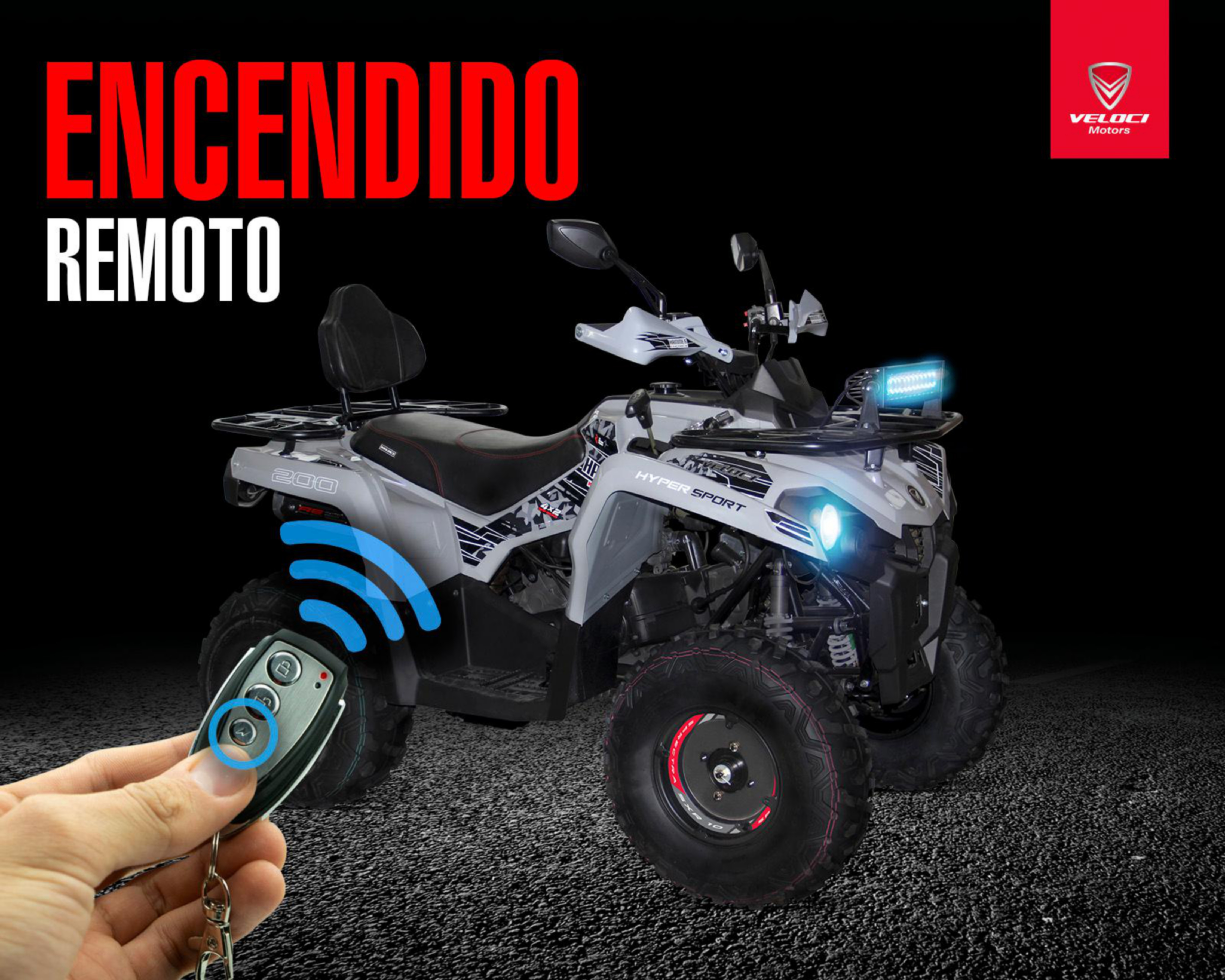 Foto 7 pulgar | Cuatrimoto Veloci Hammer KX Force 200 cc 2025