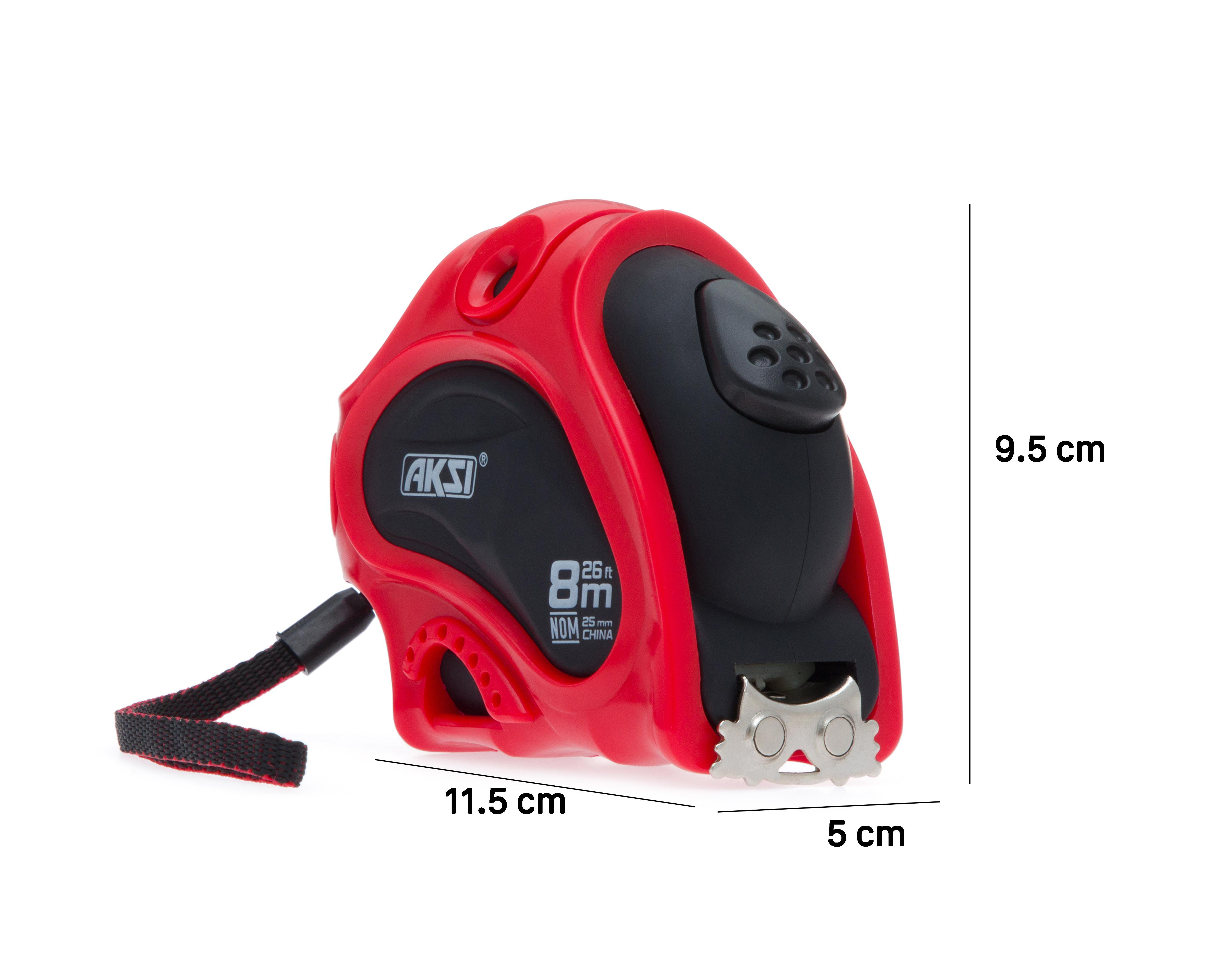 Foto 7 pulgar | Cinta Métrica Aksi 8 m