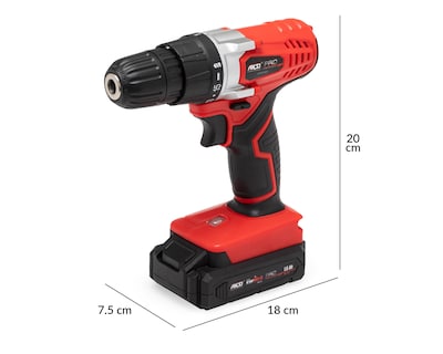 Foto 6 | Taladro Inalámbrico Aksi INL-DTL-20P-AK 3 Piezas