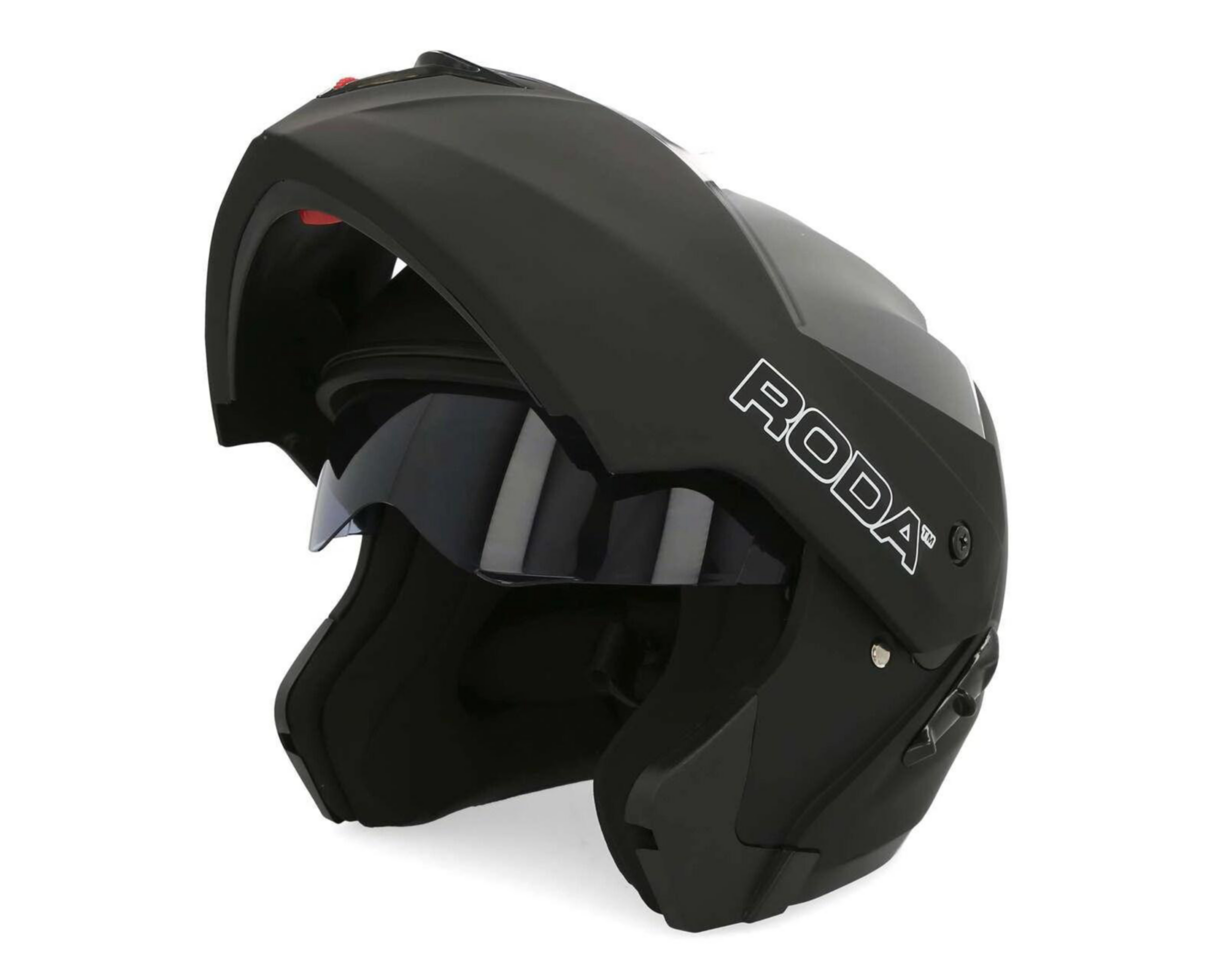 Casco para Motociclista Roda Chico Abatible Negro