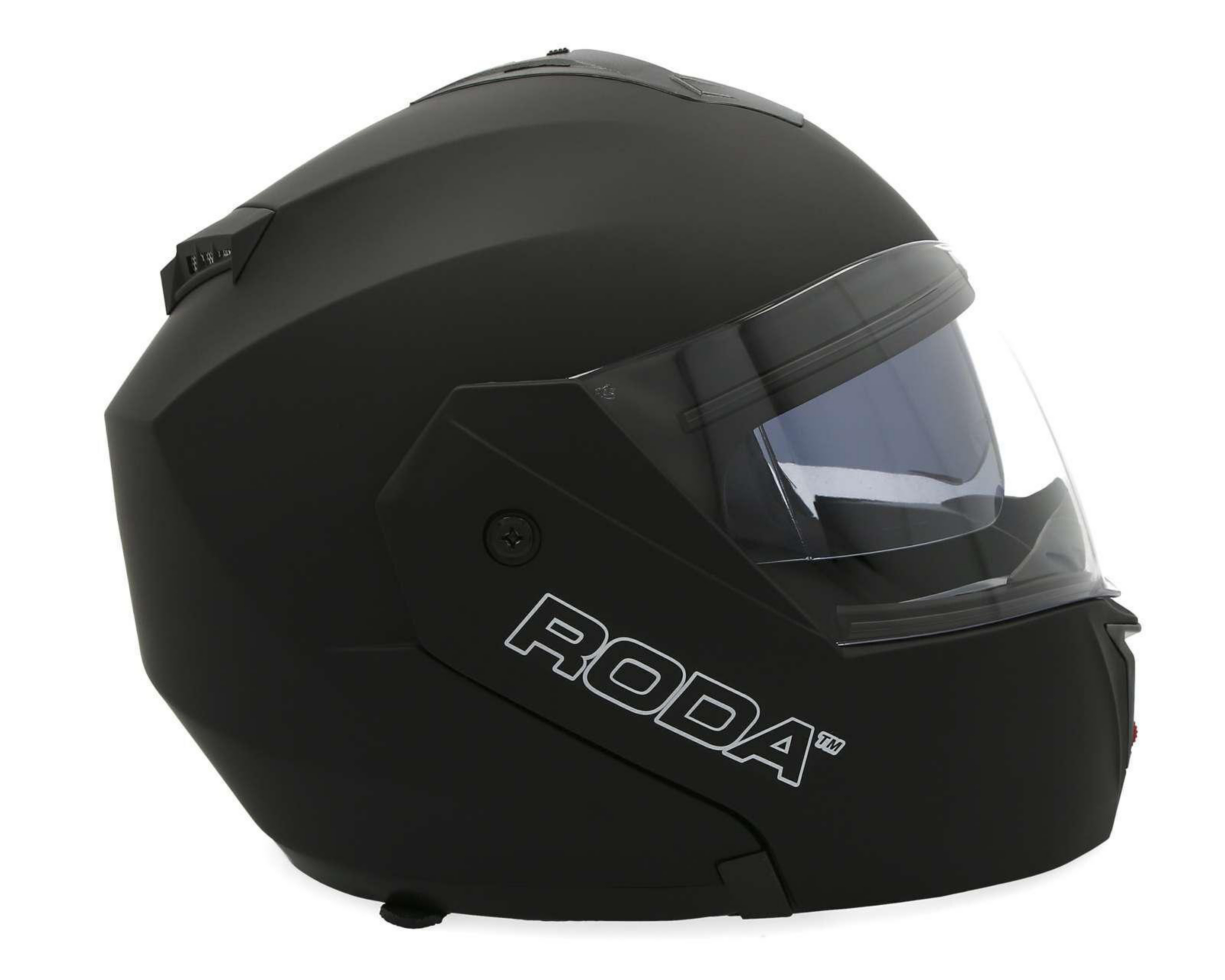Foto 7 pulgar | Casco para Motociclista Roda Chico Abatible Negro