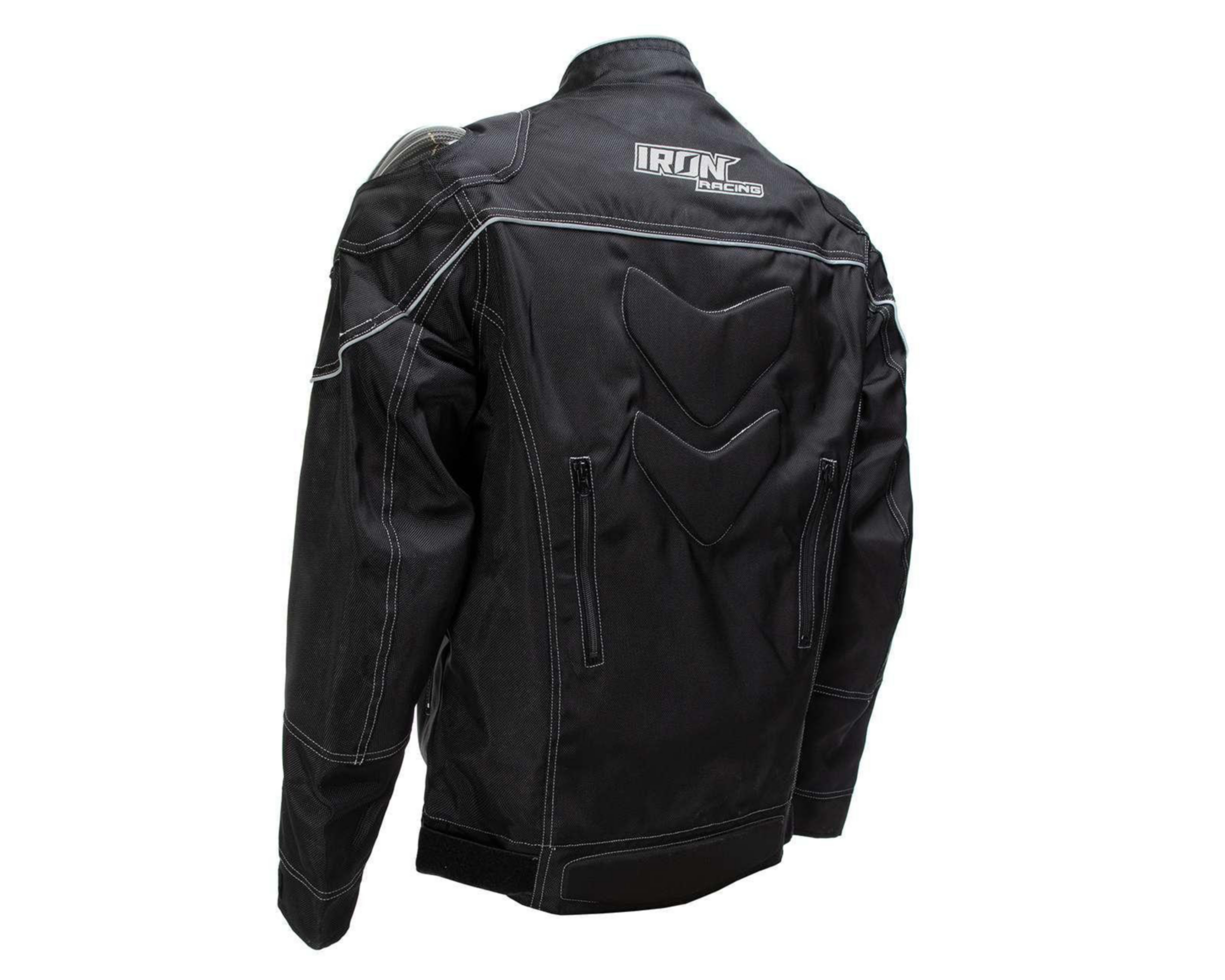 Foto 3 | Chamarra para Motociclista Iron Racing Extragrande color Negro