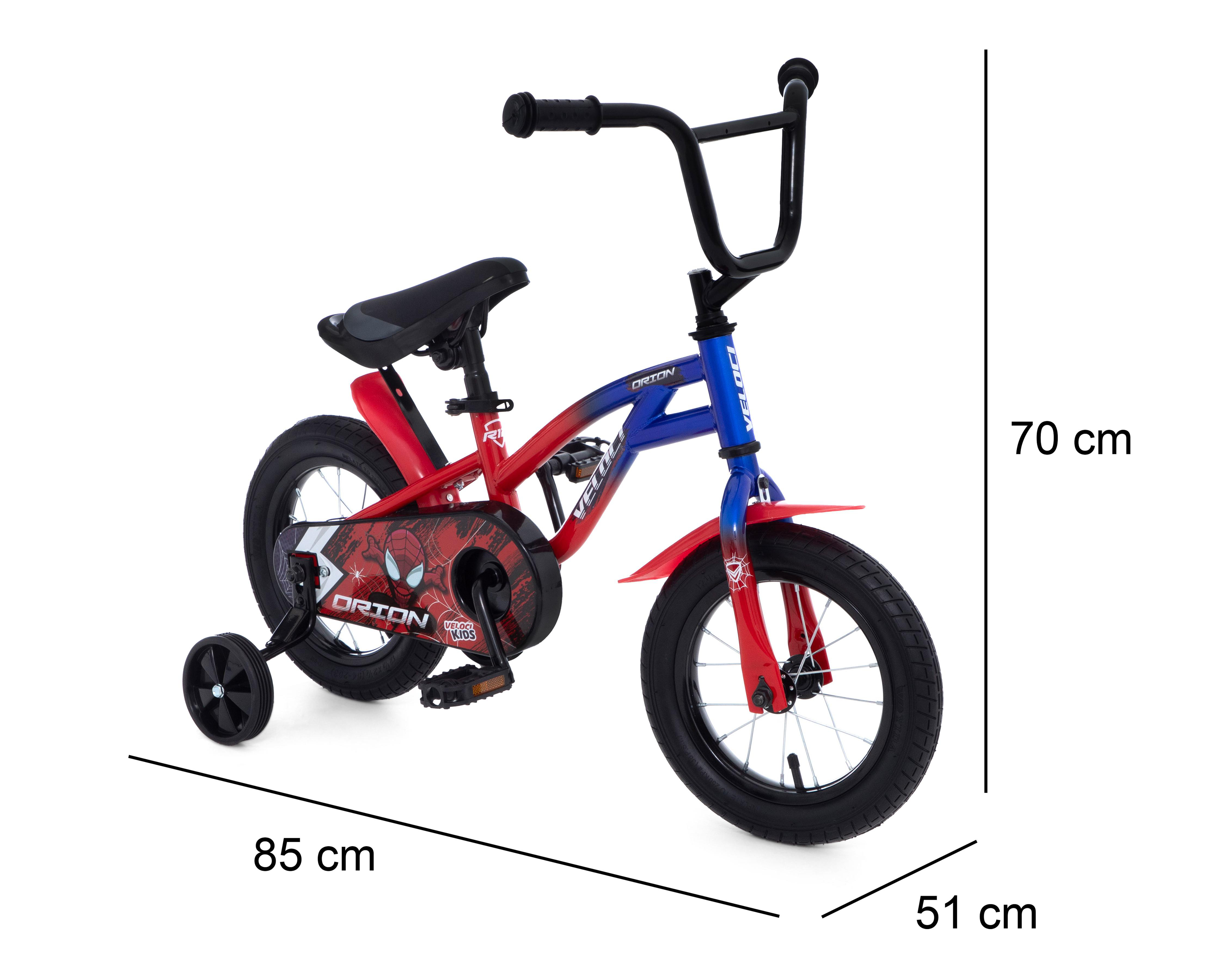 Foto 7 | Bicicleta Infantil Veloci Orion Rodada 12 Azul