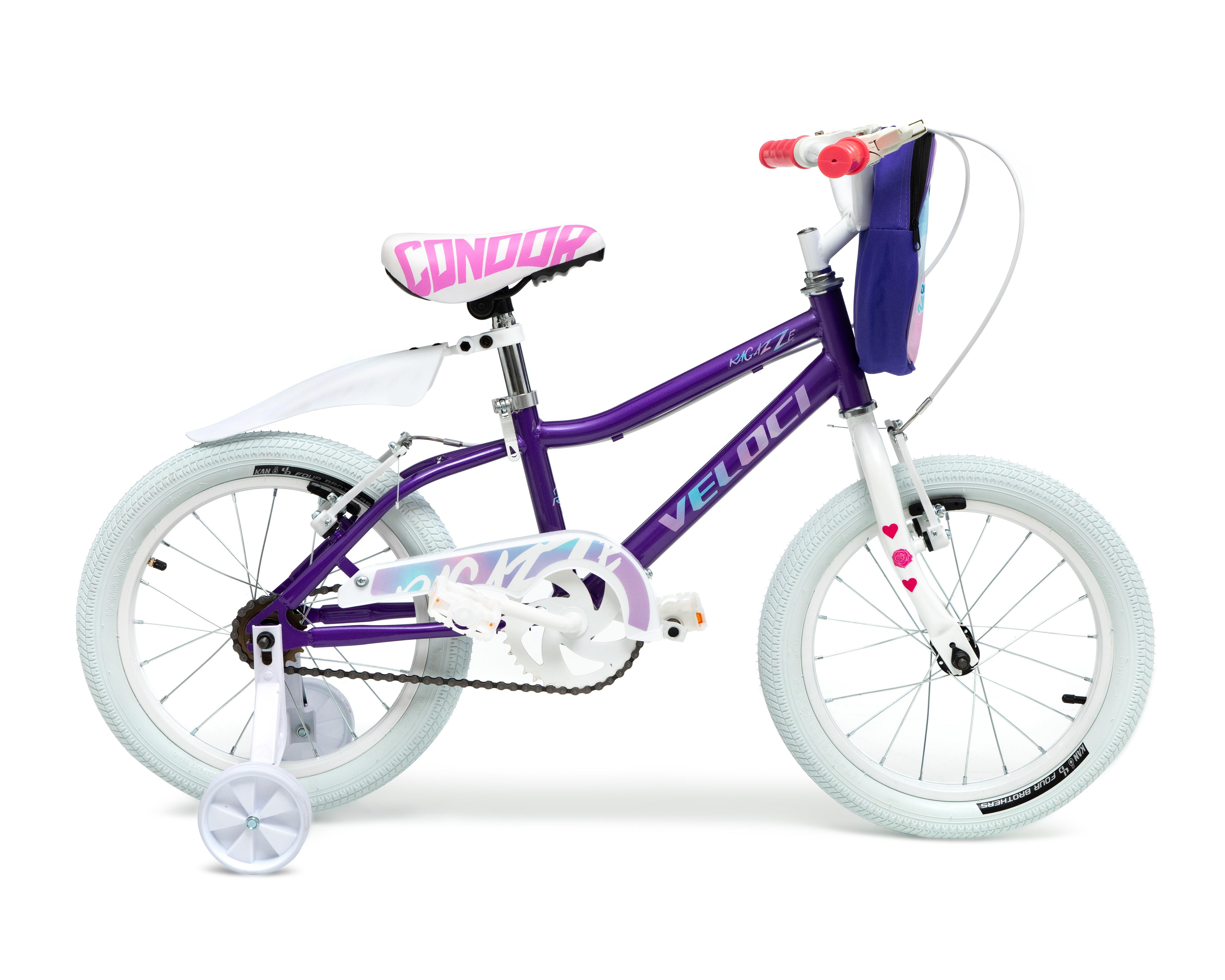 Foto 3 pulgar | Bicicleta Infantil Veloci Ragazze Rodada 16 Morada