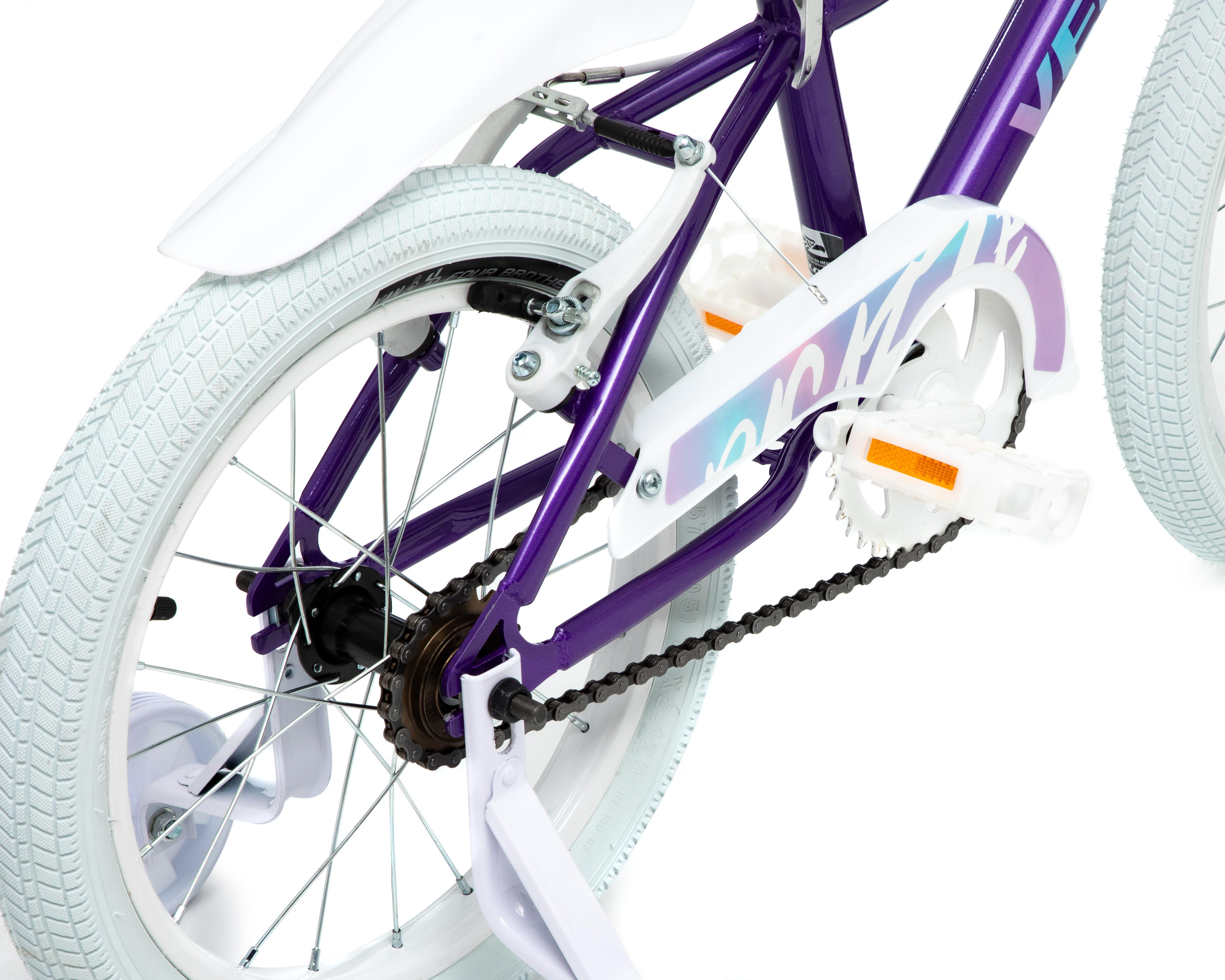 Foto 5 pulgar | Bicicleta Infantil Veloci Ragazze Rodada 16 Morada