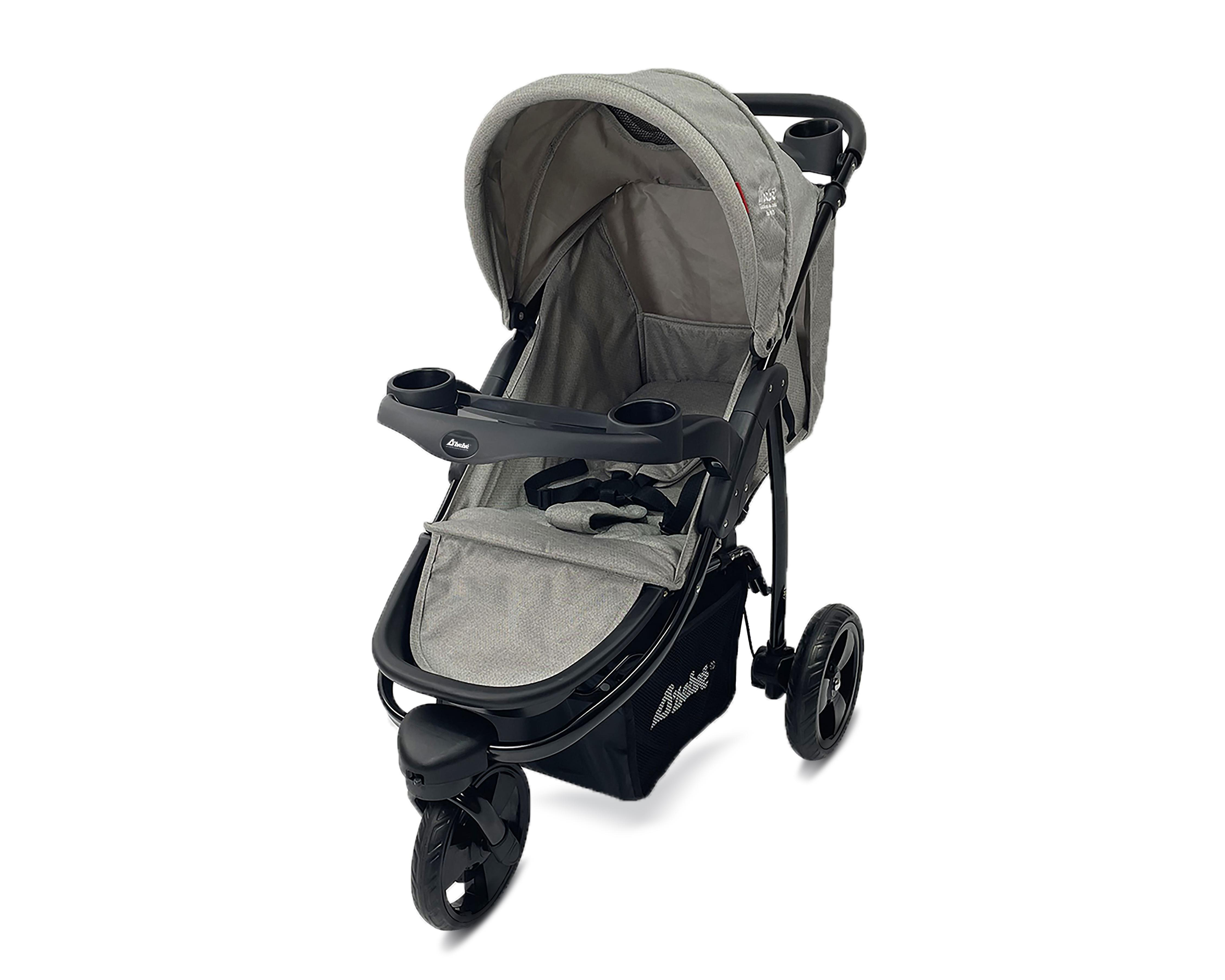 Carriola Deportiva D'bebé Niko de 3 Ruedas Gris $2,599