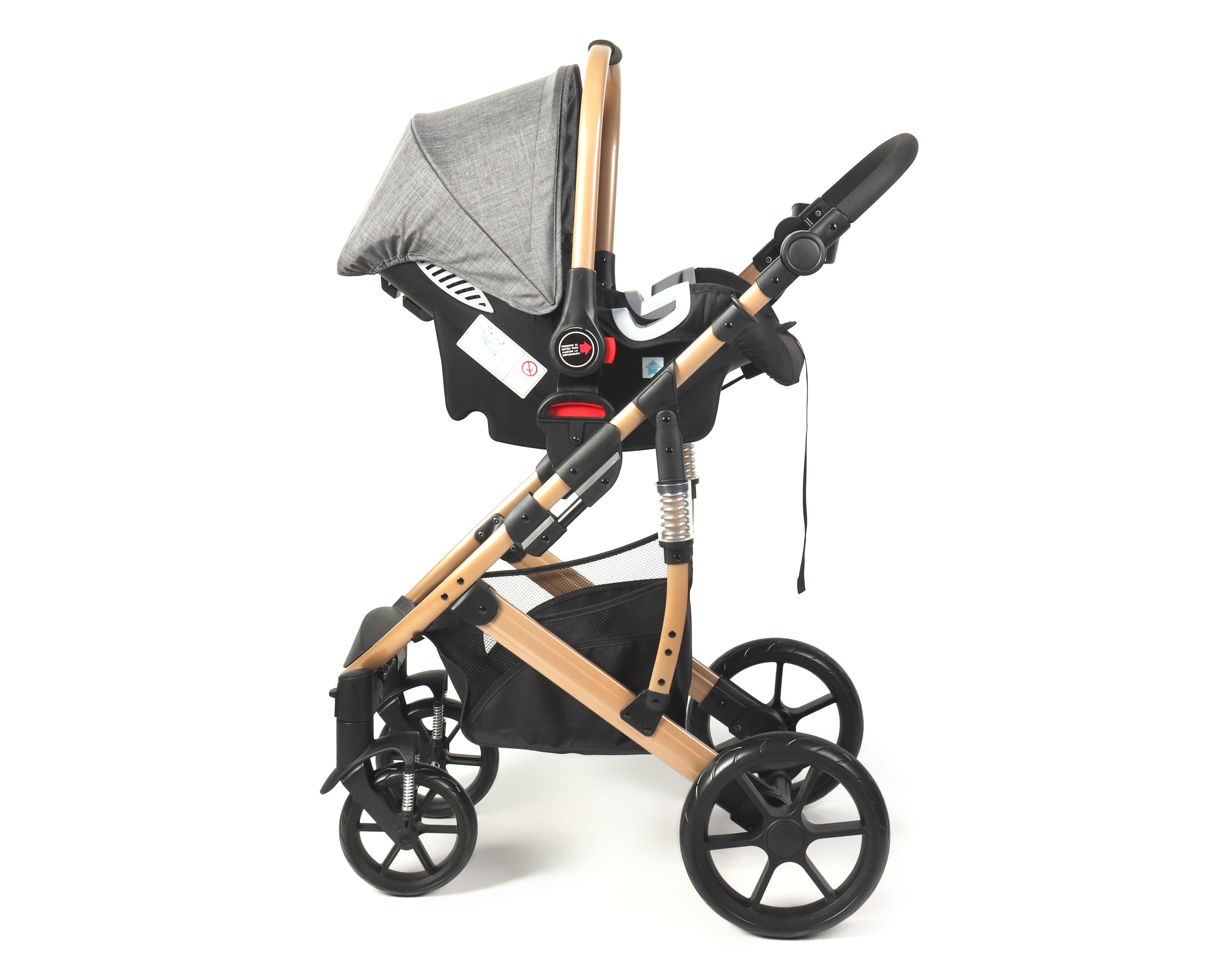 Foto 6 pulgar | Sistema de Viaje Prinsel Quest Gold Reversible Gris