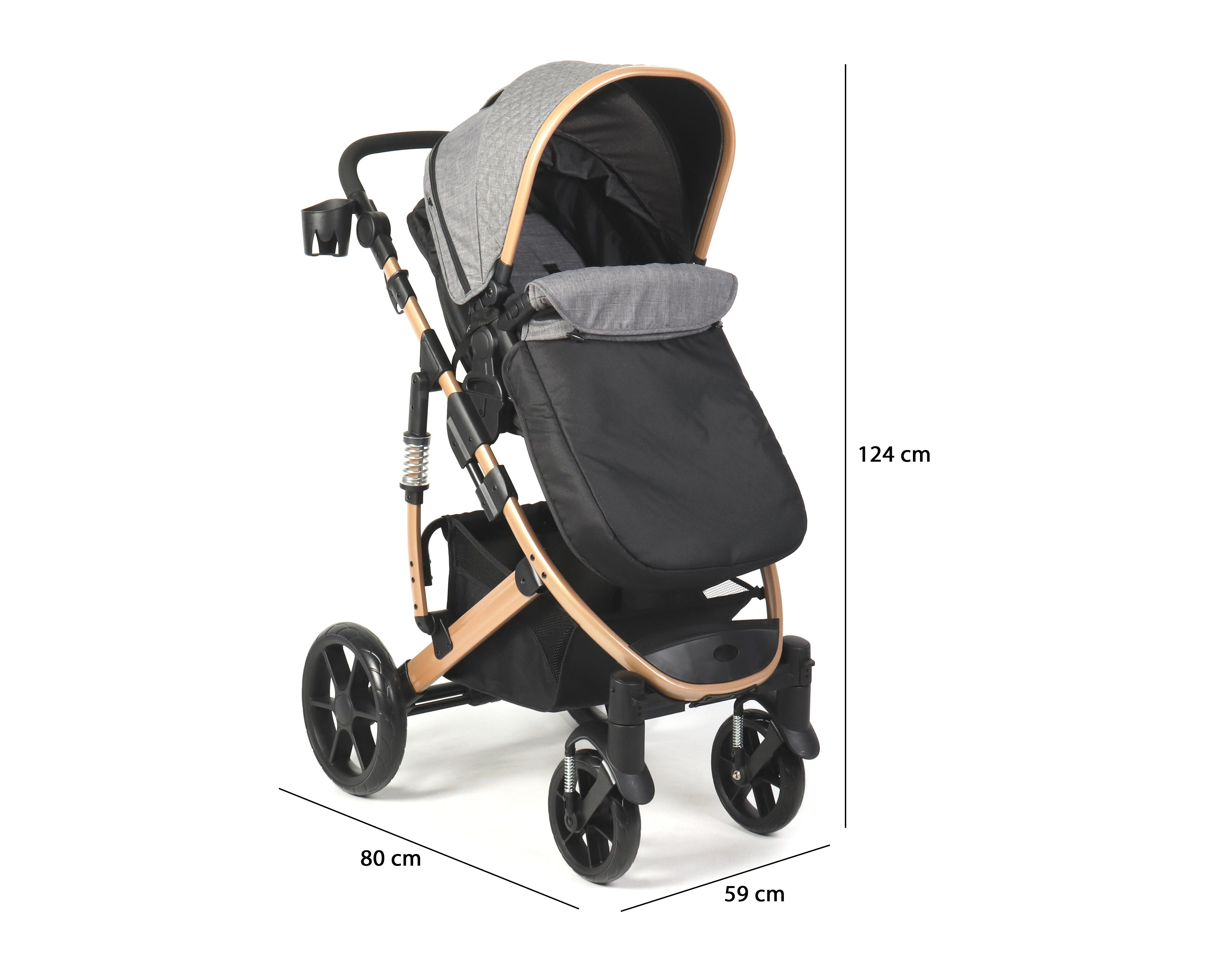 Foto 8 pulgar | Sistema de Viaje Prinsel Quest Gold Reversible Gris