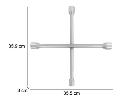 Foto 4 | Llave de Cruz Brave Power Tools BV-CRUCETA de Acero Galvanizado