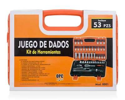 Foto 4 | Juego de Dados OPC Tools 8001 53 Piezas