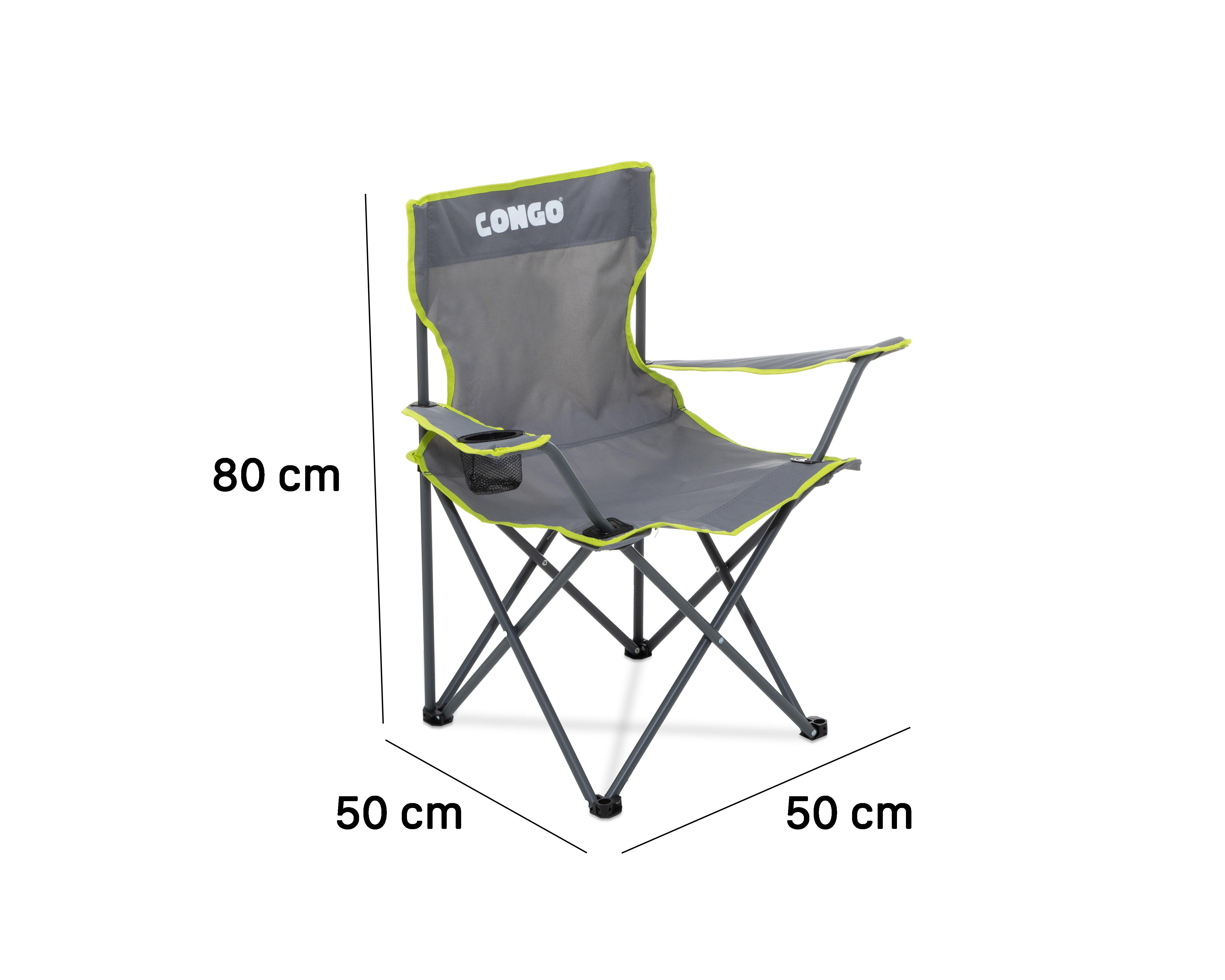 Foto 7 pulgar | Silla Plegable para Camping Congo Gris