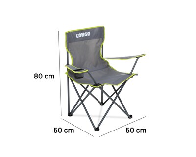 Foto 6 | Silla Plegable para Camping Congo Gris