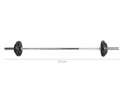 Foto 10 | Barra para Ejercicio con Discos Sportline 110 Libras