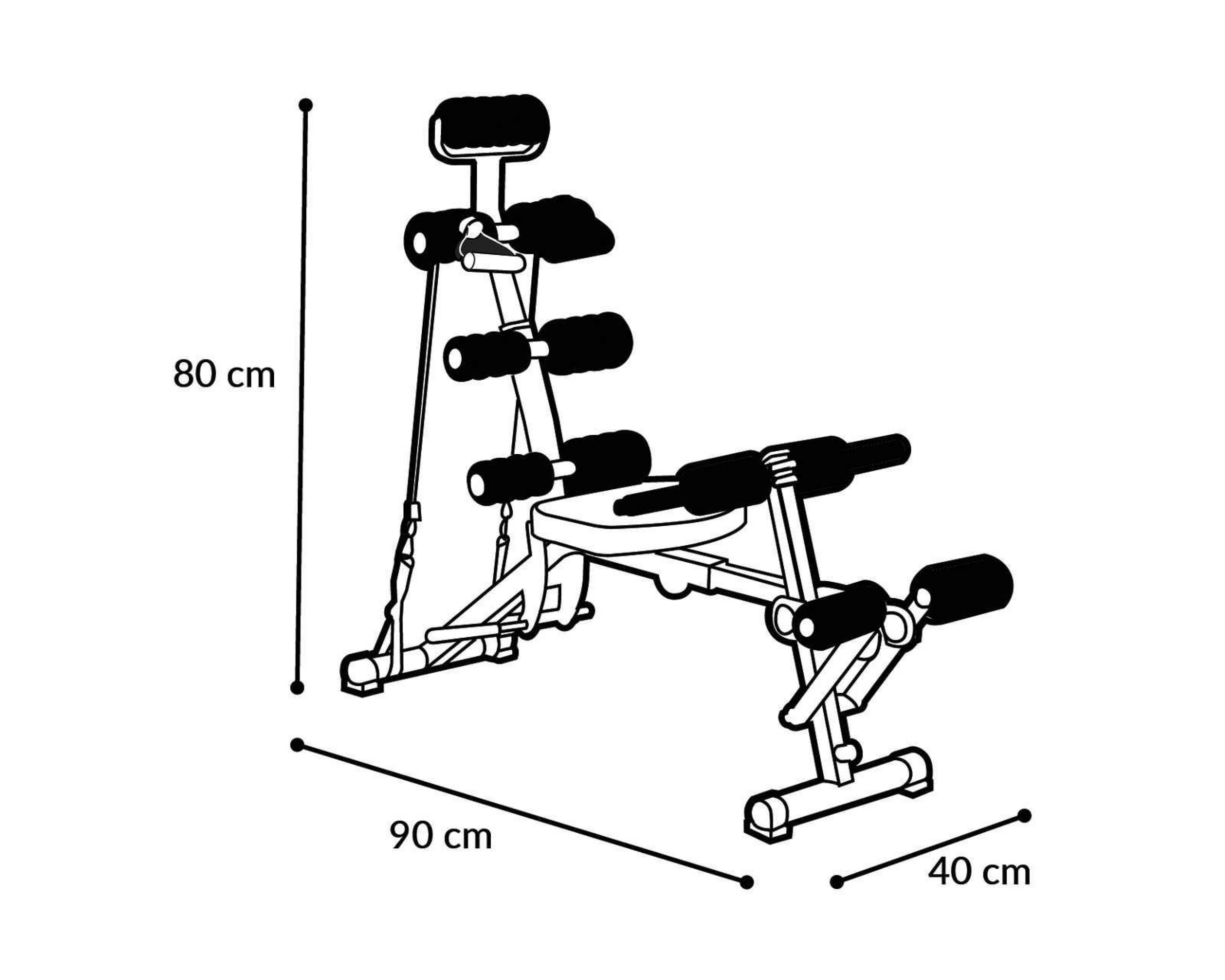 Foto 10 pulgar | Aparato para Abdominales InFit E0016-00