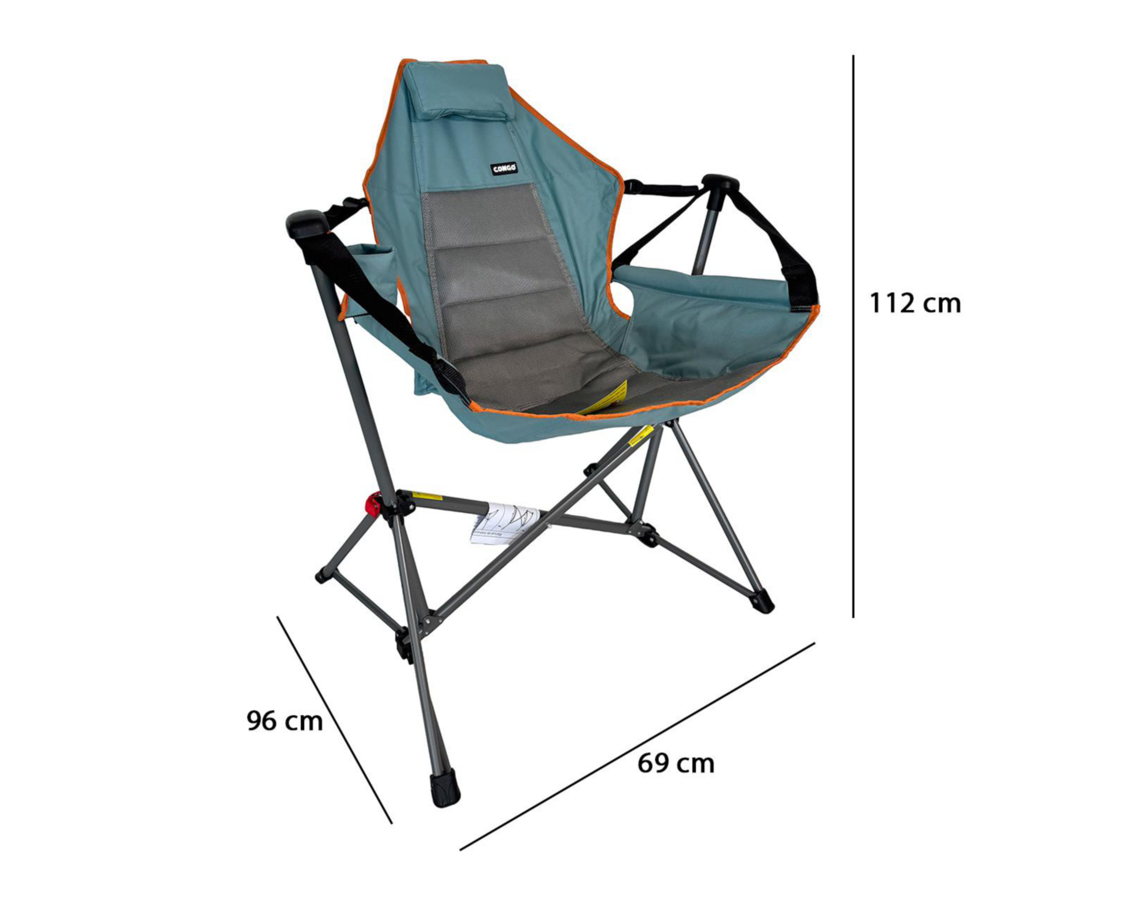 Foto 6 pulgar | Silla Plegable para Camping Congo Azul