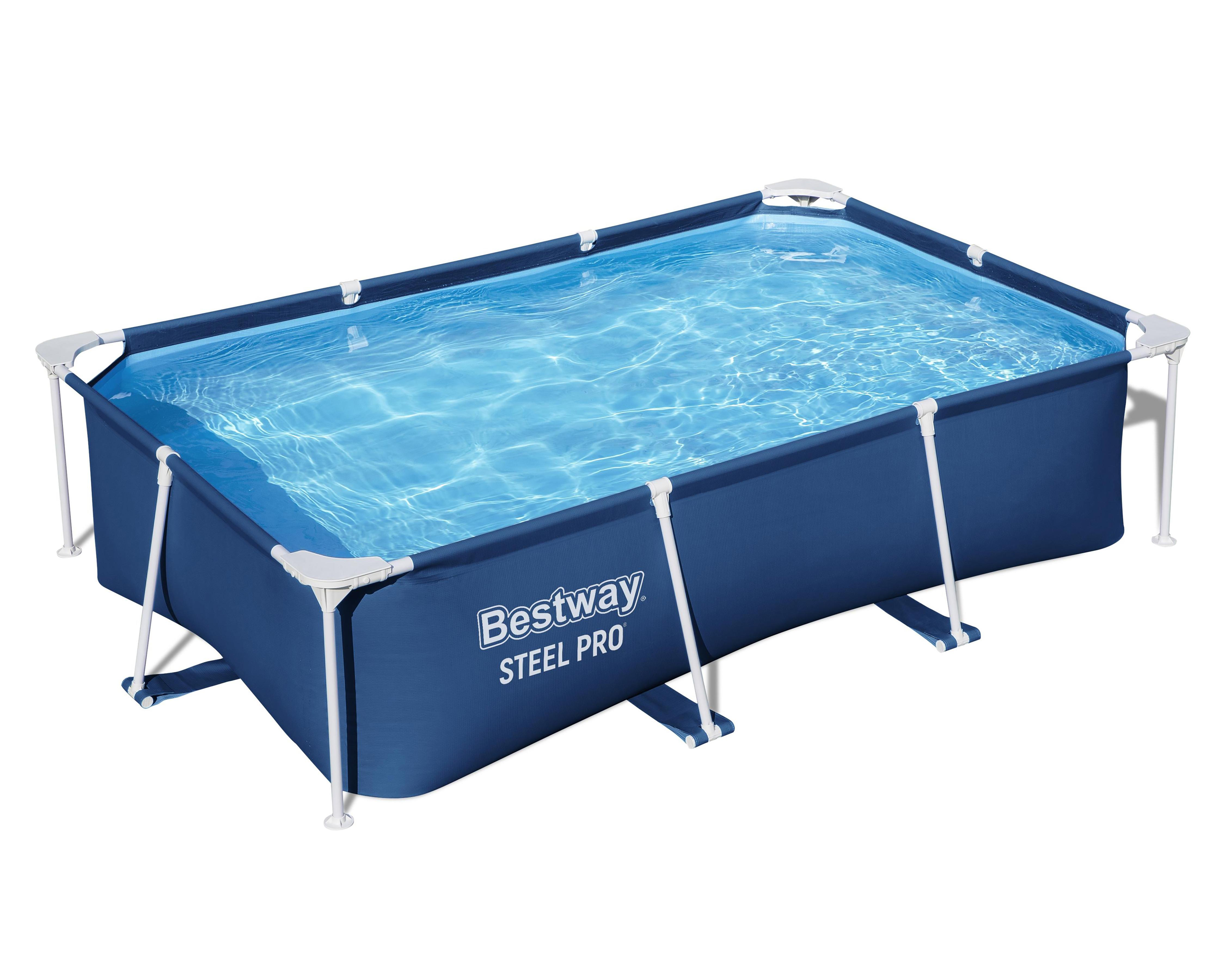 Alberca Rígida Rectangular Bestway 1500 L 228 x 159 x 42 cm