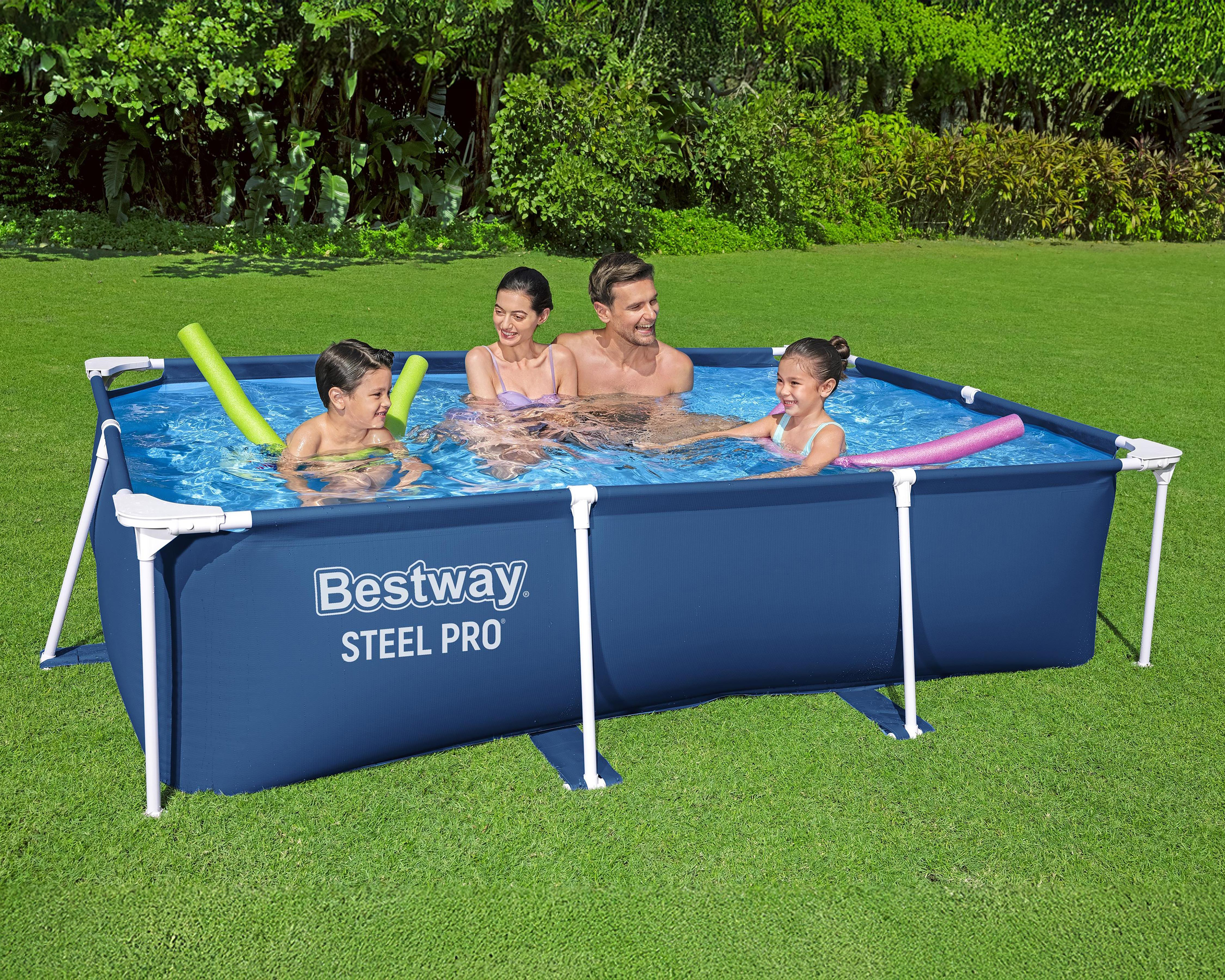 Foto 4 pulgar | Alberca Rígida Rectangular Bestway 1500 L 228 x 159 x 42 cm