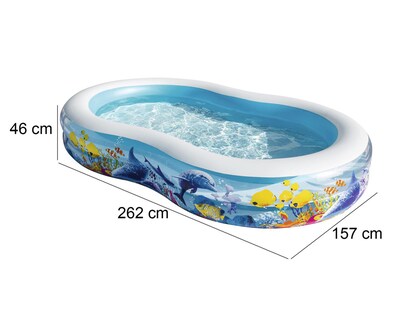 Foto 5 | Alberca Inflable Ovalada Bestway 544 L 262 x 157 x 46 cm