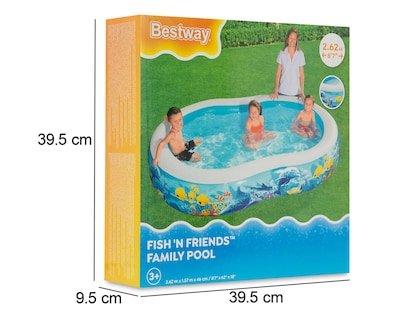 Foto 6 | Alberca Inflable Ovalada Bestway 544 L 262 x 157 x 46 cm